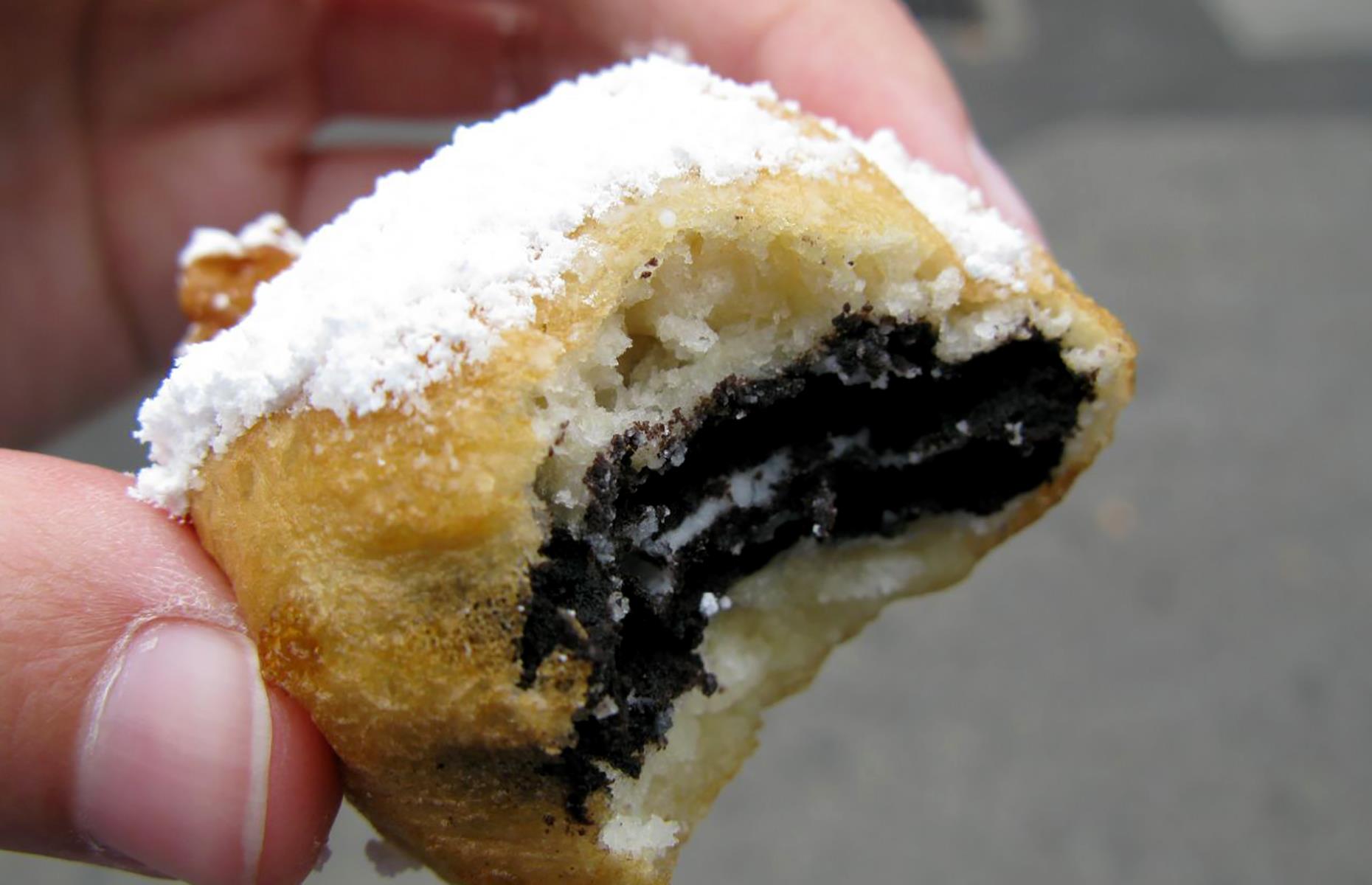 6. Deep-fried Oreos, Kennywood, West Miffin, Pennsylvania
