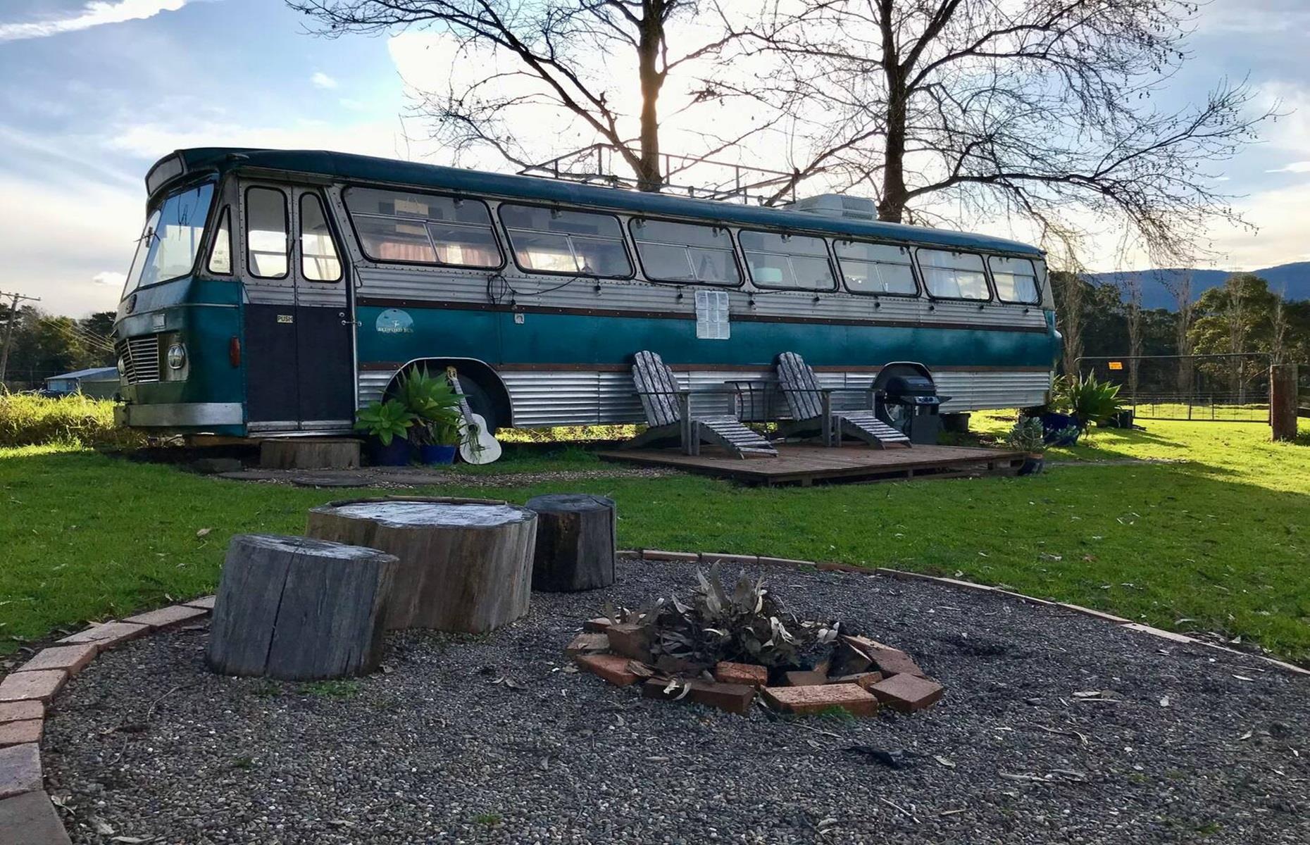Converted 1976 Bedford bus, New South Wales, Australia