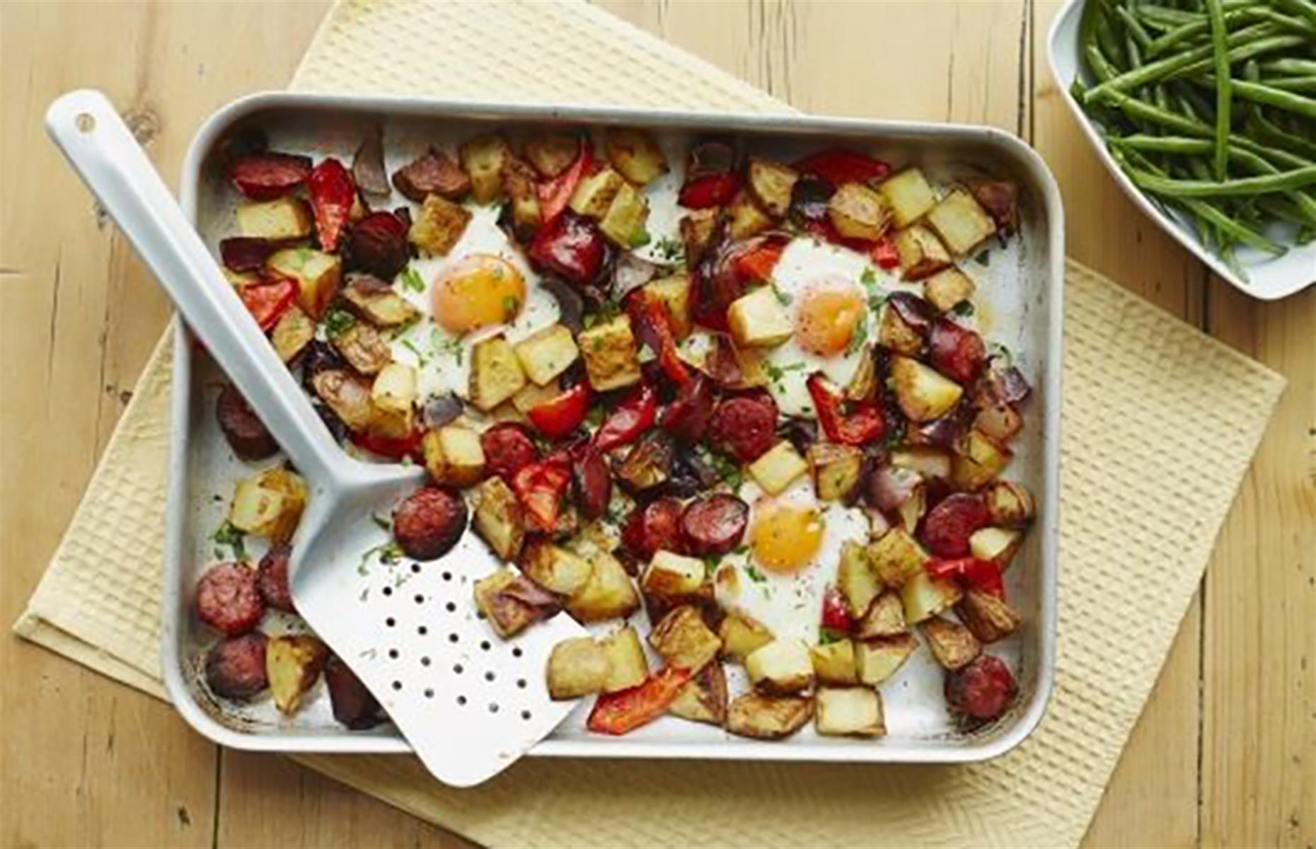Spanish potato and egg hash
