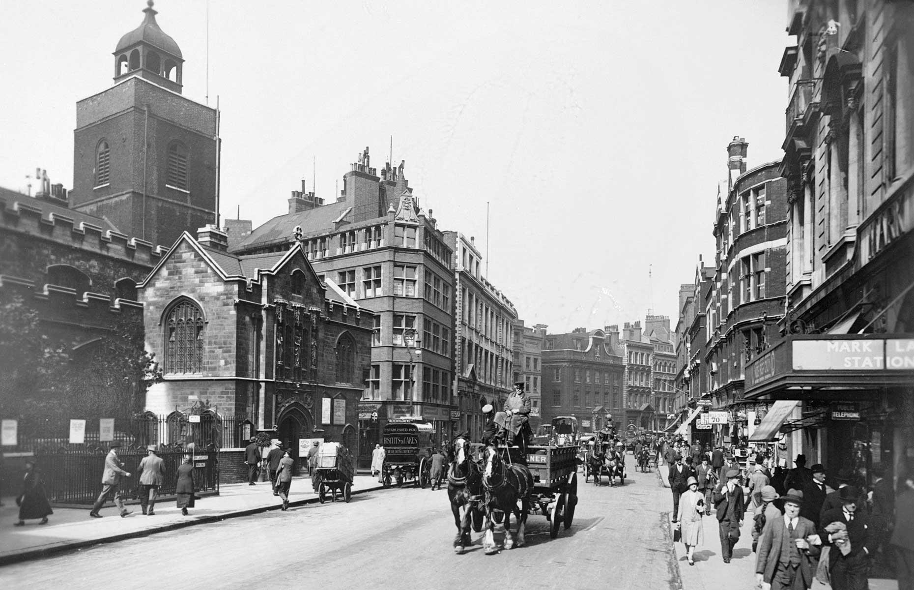 The original Tower Hill station was called Mark Lane station