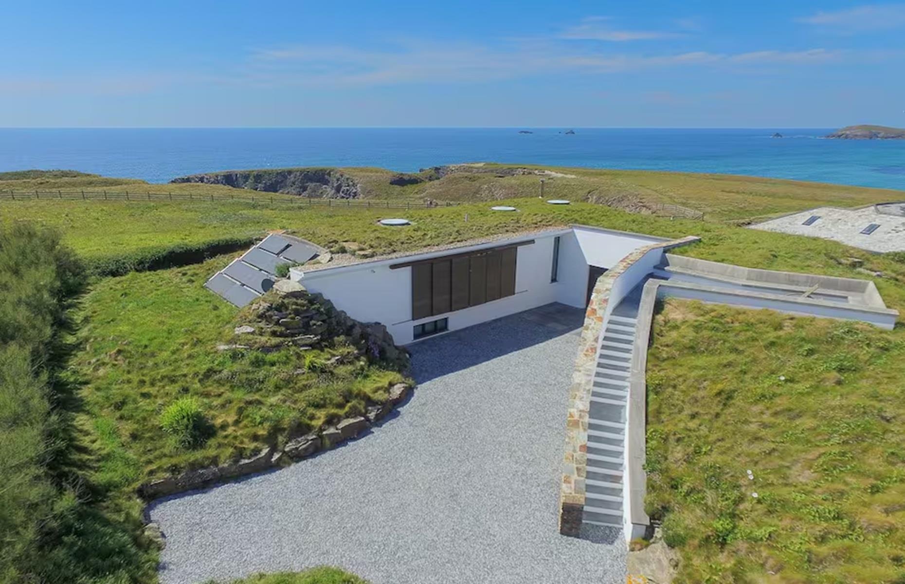 Casa ecológica de tierra, Cornwall, Reino Unido