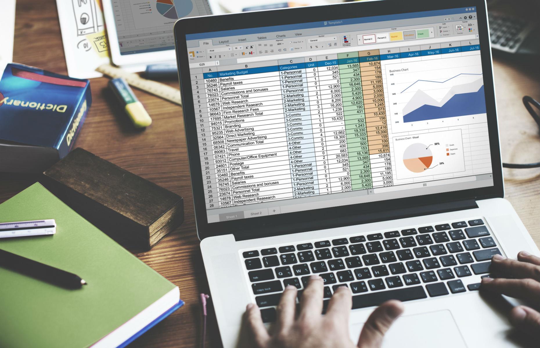 Split your income and outgoings into percentages