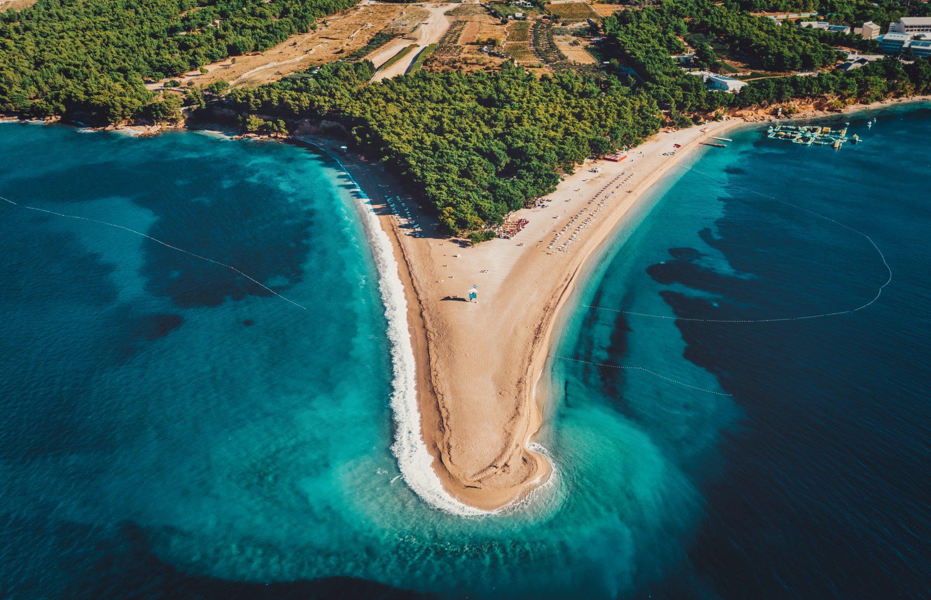 Zlatni Rat, Brac, Croatia