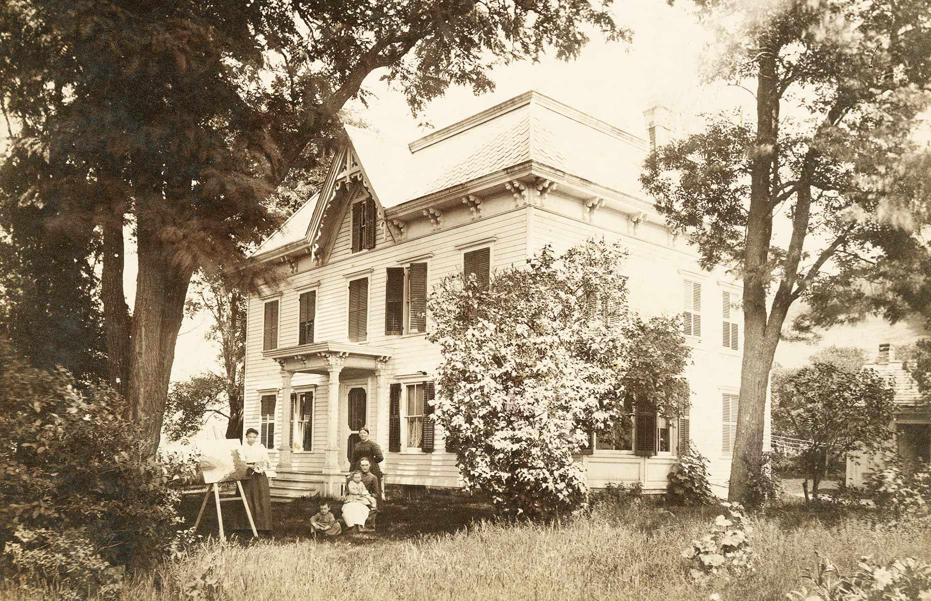1890: Preciosa casa victoriana a orillas del río Chenango