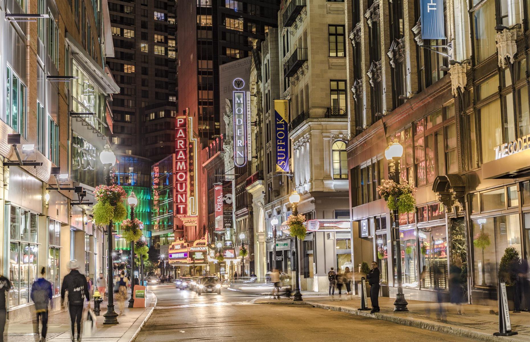 Now: Washington Street, Boston, Massachusetts