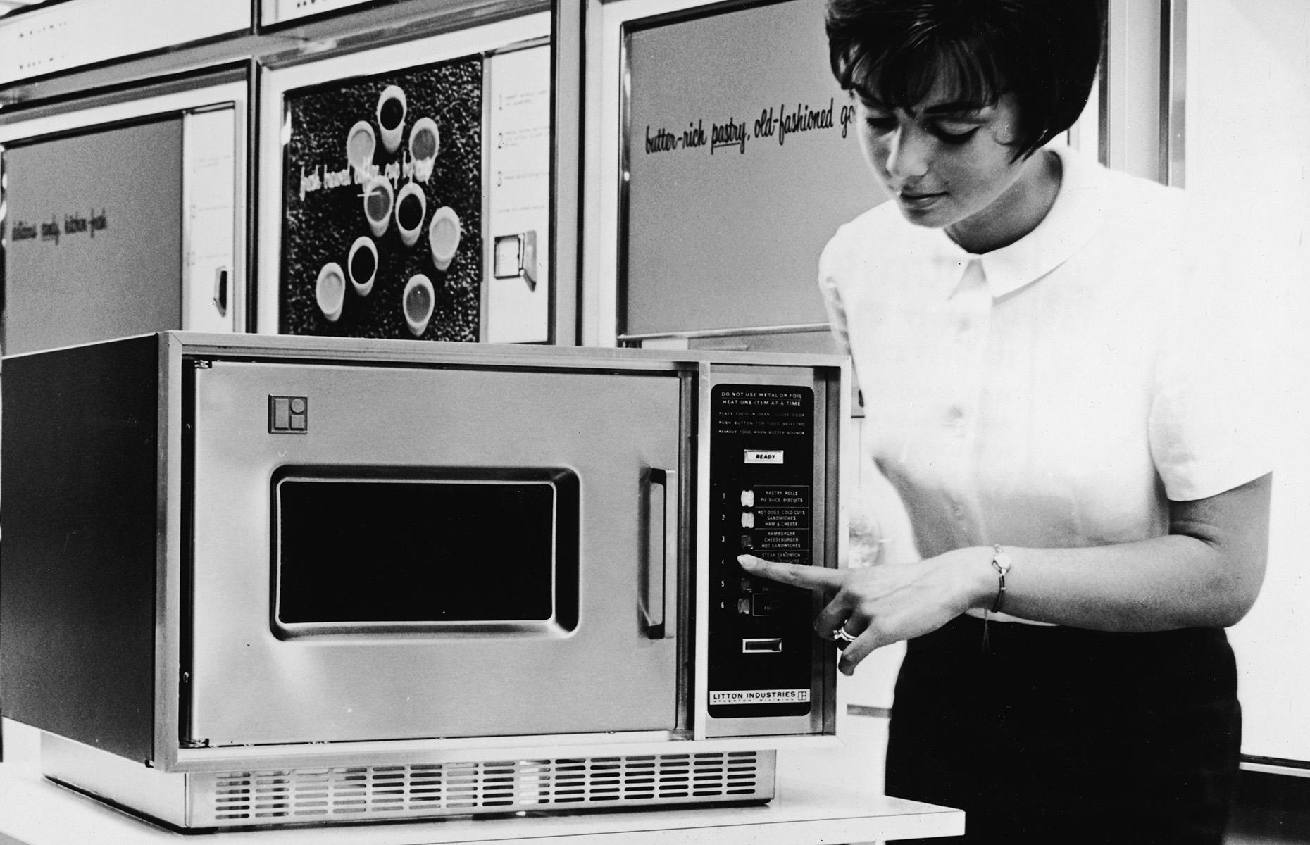 Horno microondas: hacia 1966