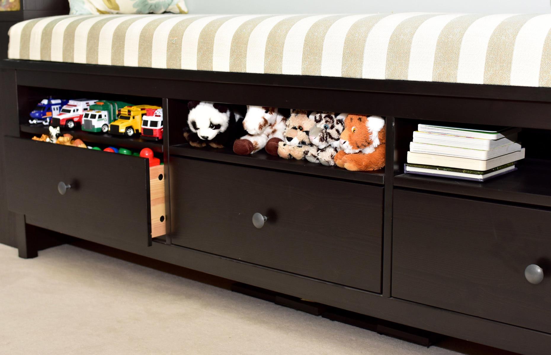 Buy a bench with storage