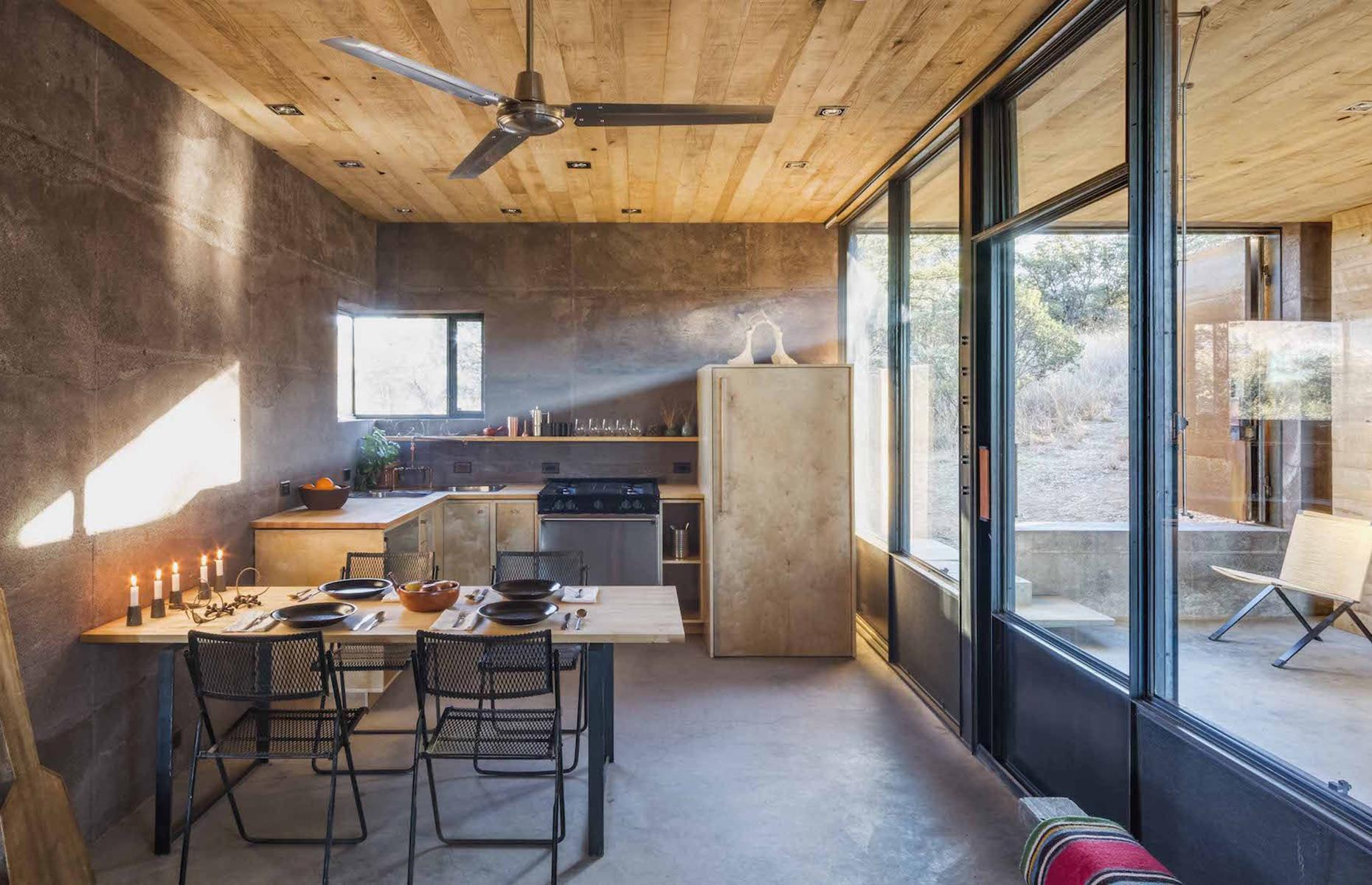 Secure desert house, Arizona, USA