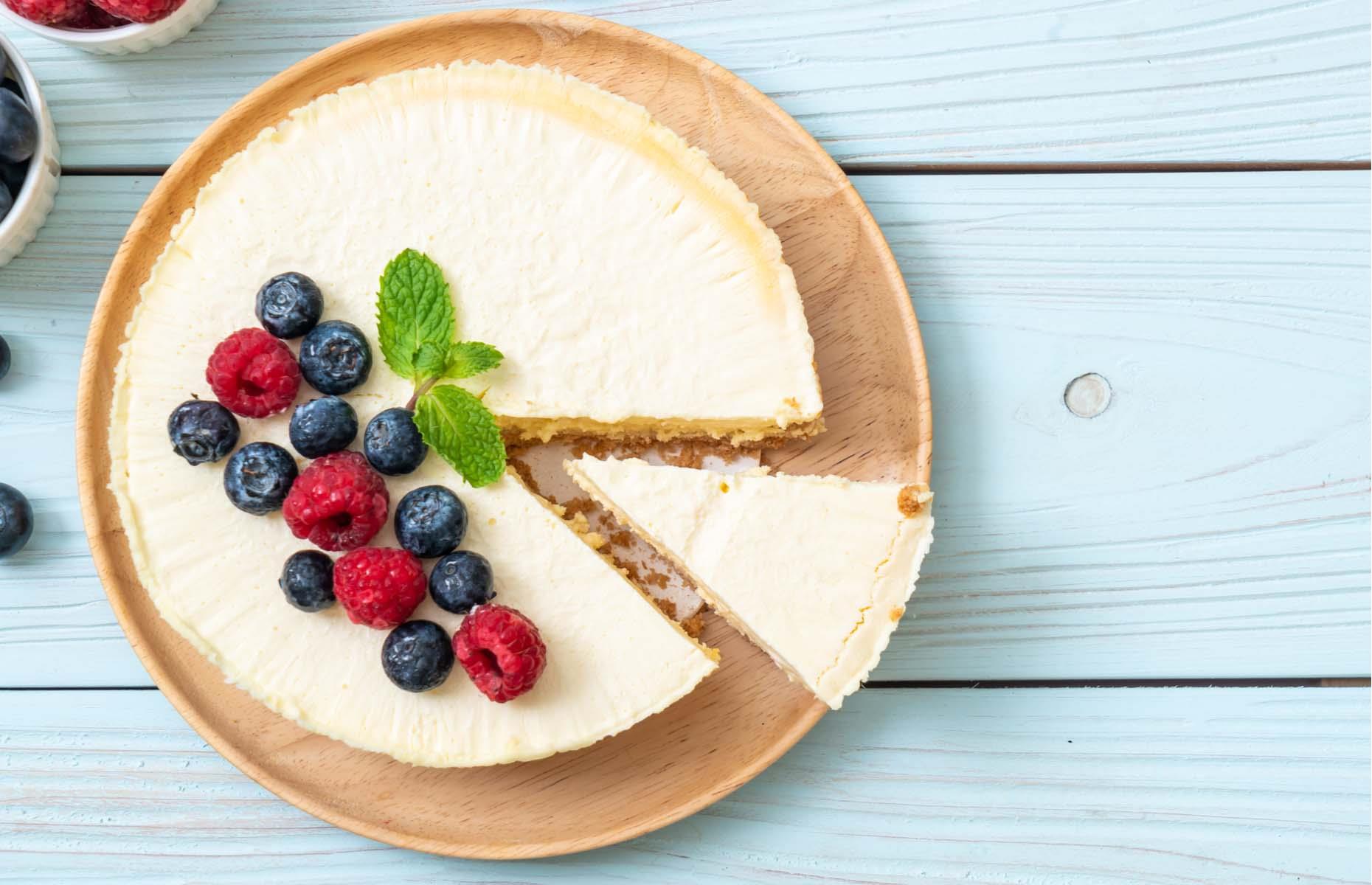 Make a grown-up cheesecake