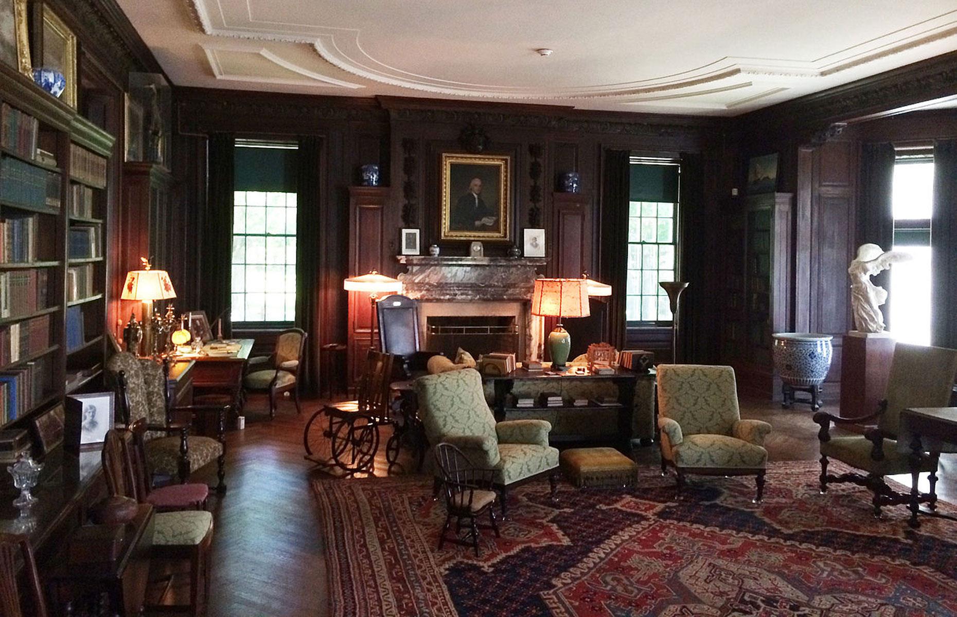 Franklin D Roosevelt's Springwood estate in Hyde Park, New York