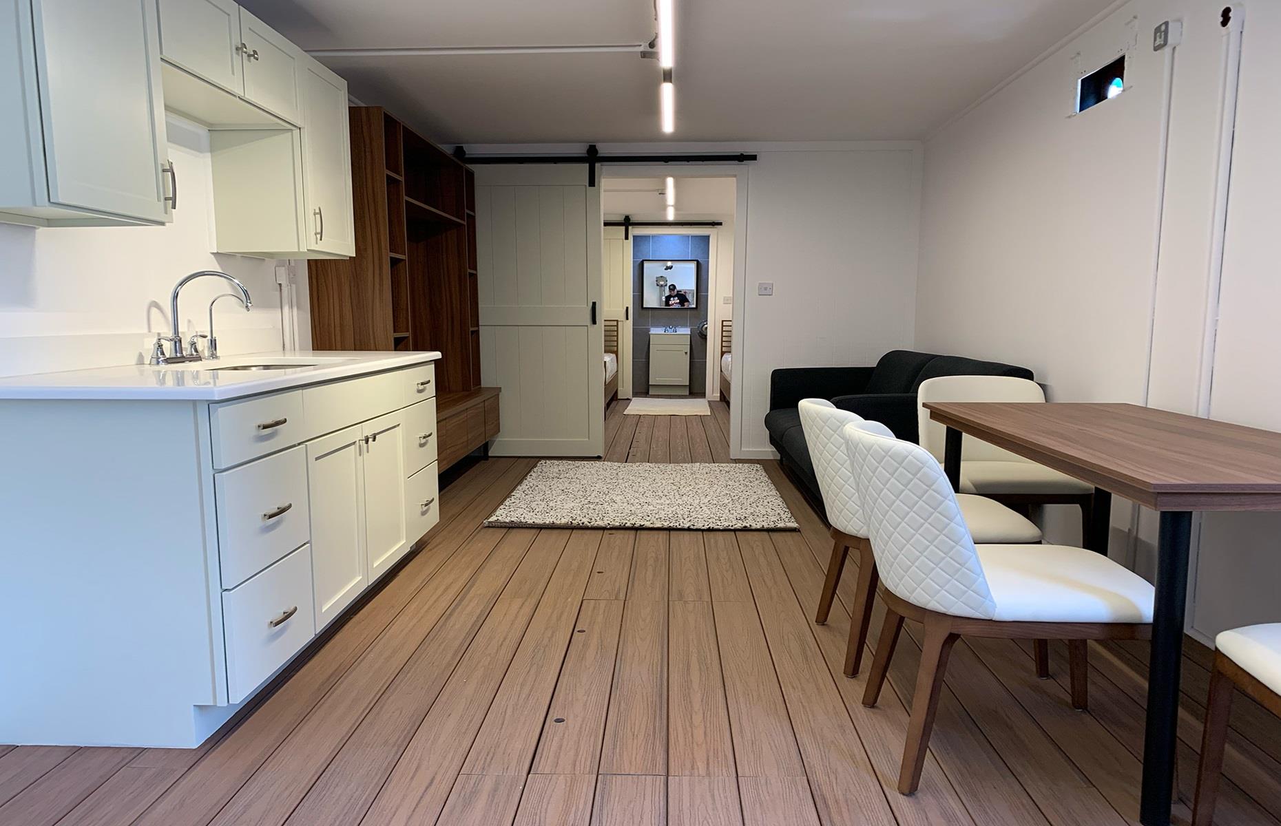 Modular fallout shelter, Texas, USA