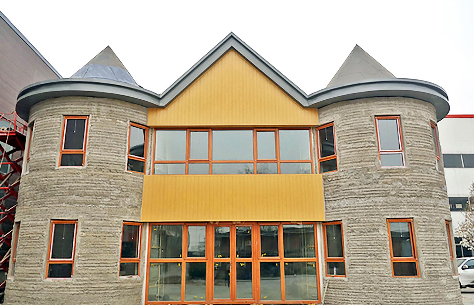 3D-printed earthquake-proof house 