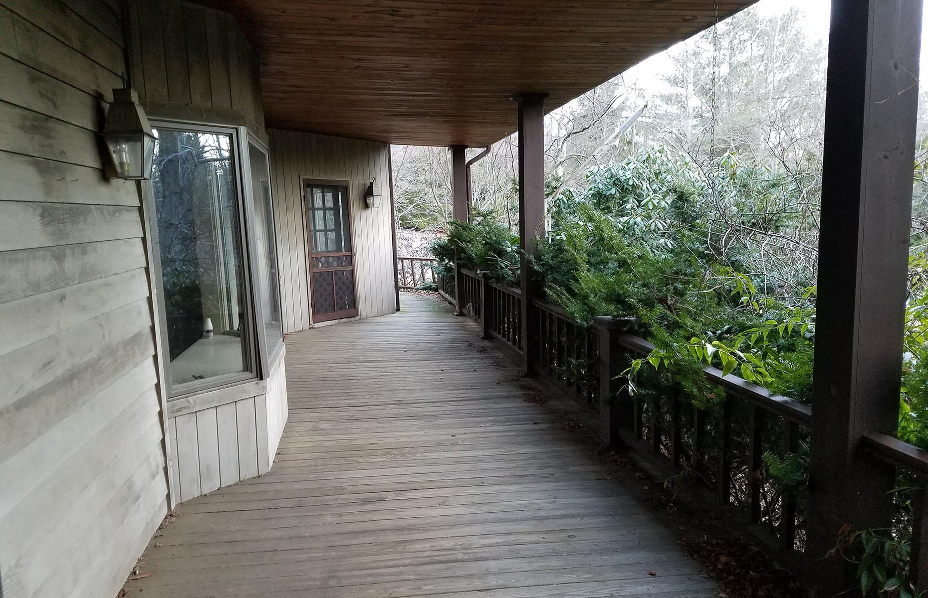 Before: the front porch