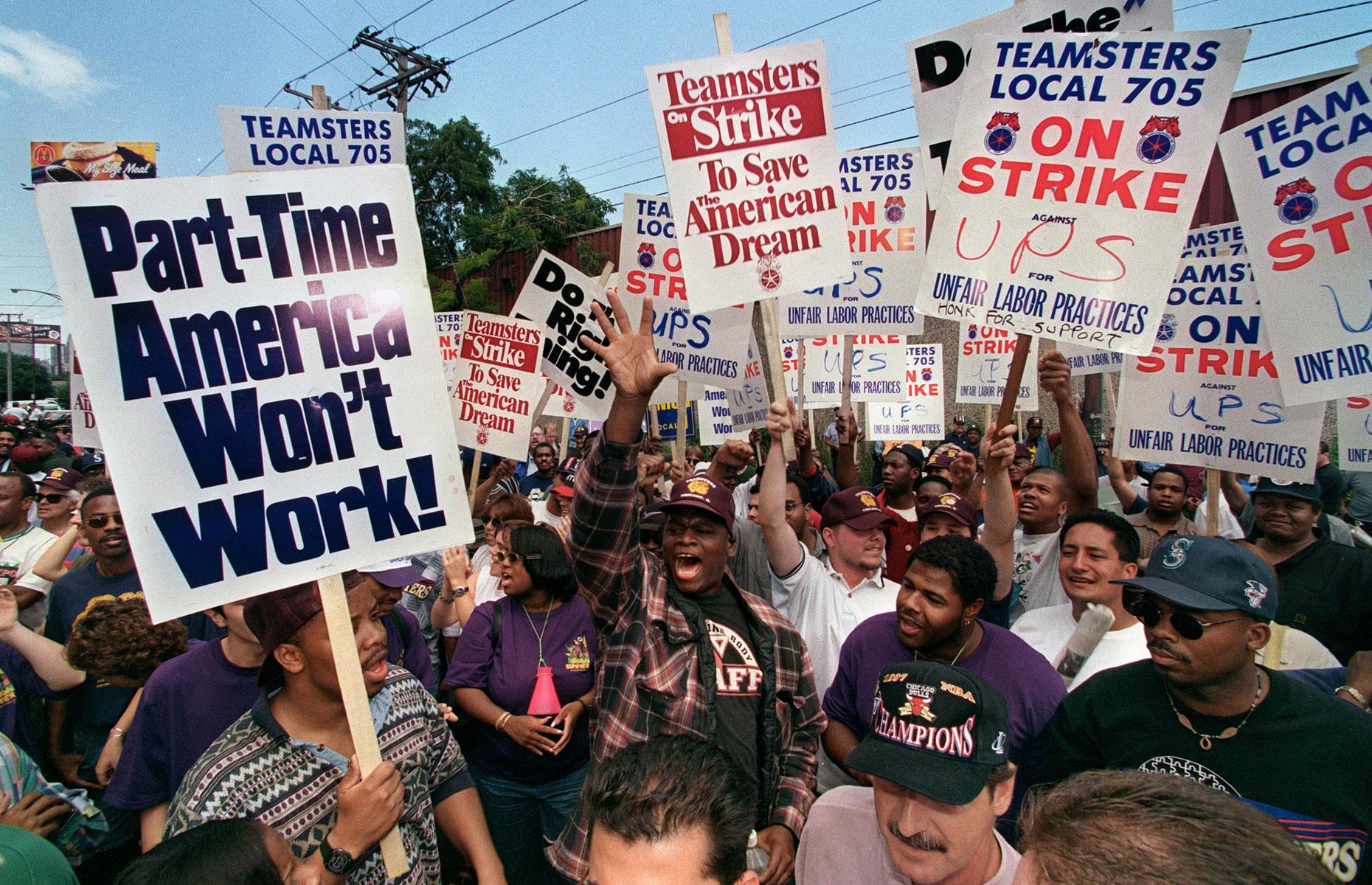 The UPS Workers Strike of 1997: 185,000 workers