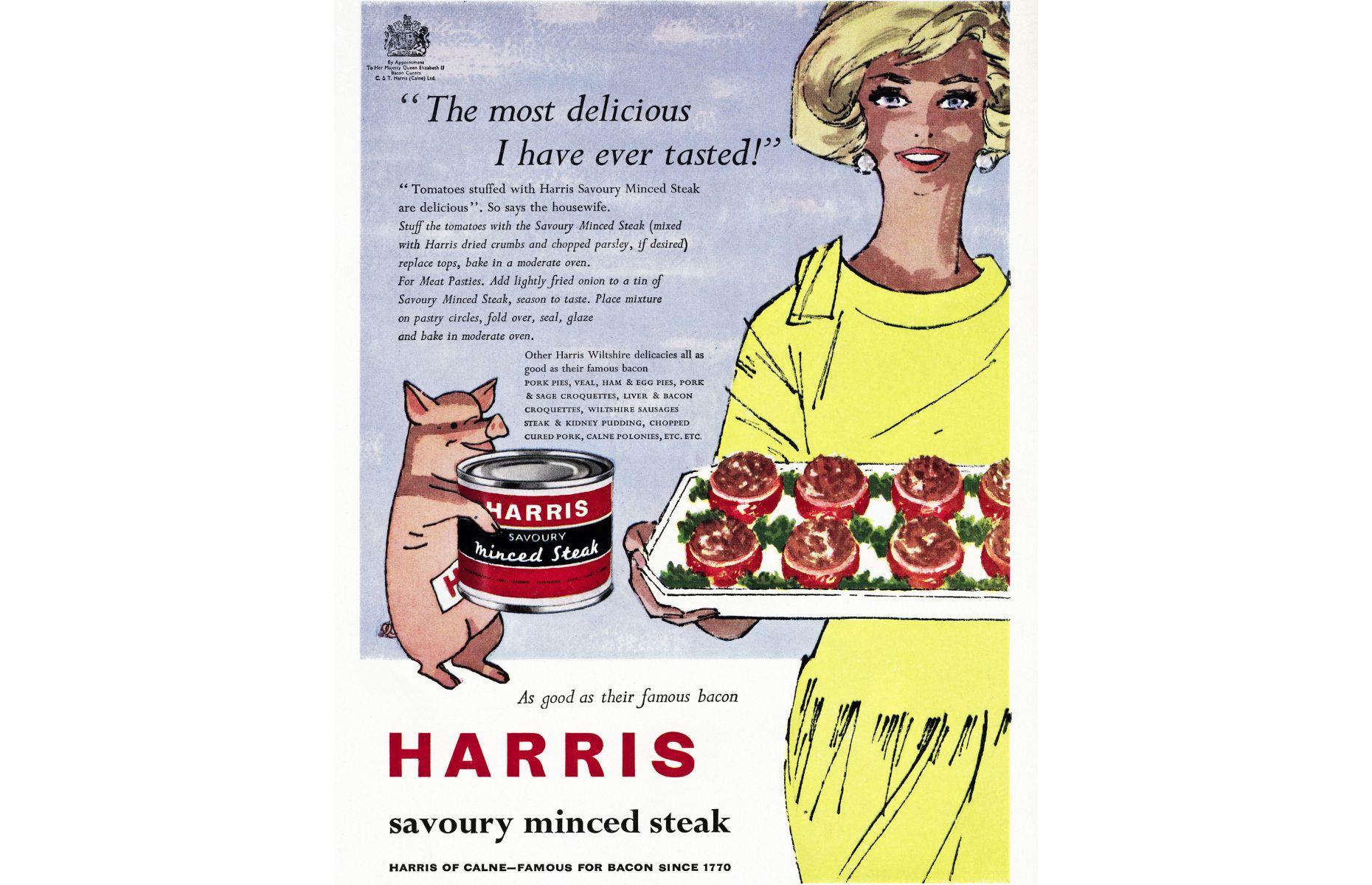 37. Tomatoes filled with tinned minced steak 