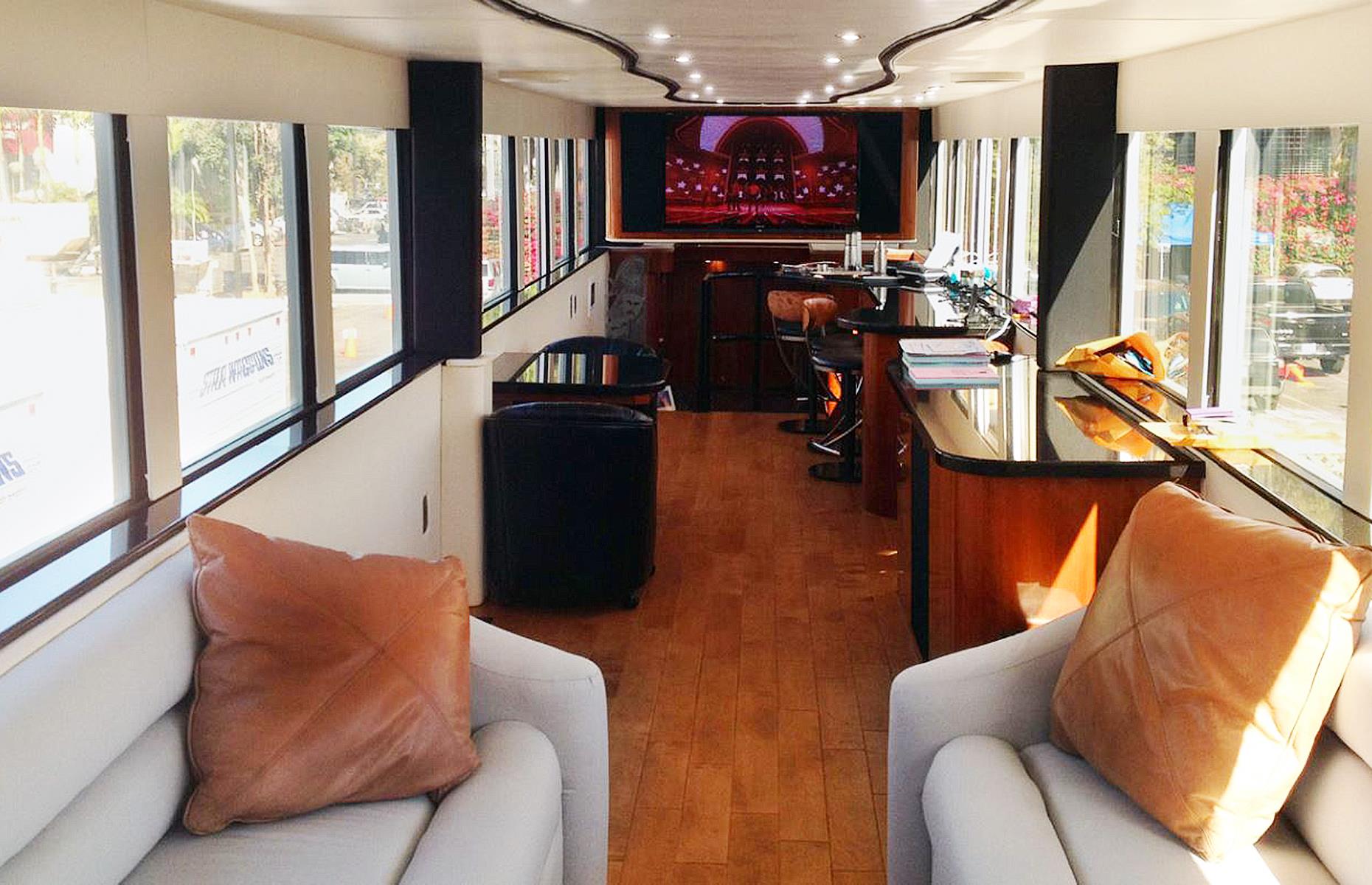Simon Cowell's high-tech trailer