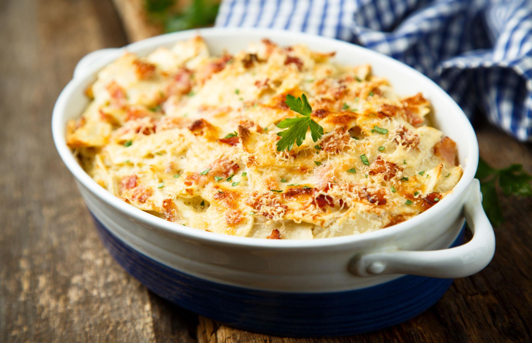 28. Top dishes with crushed crisps