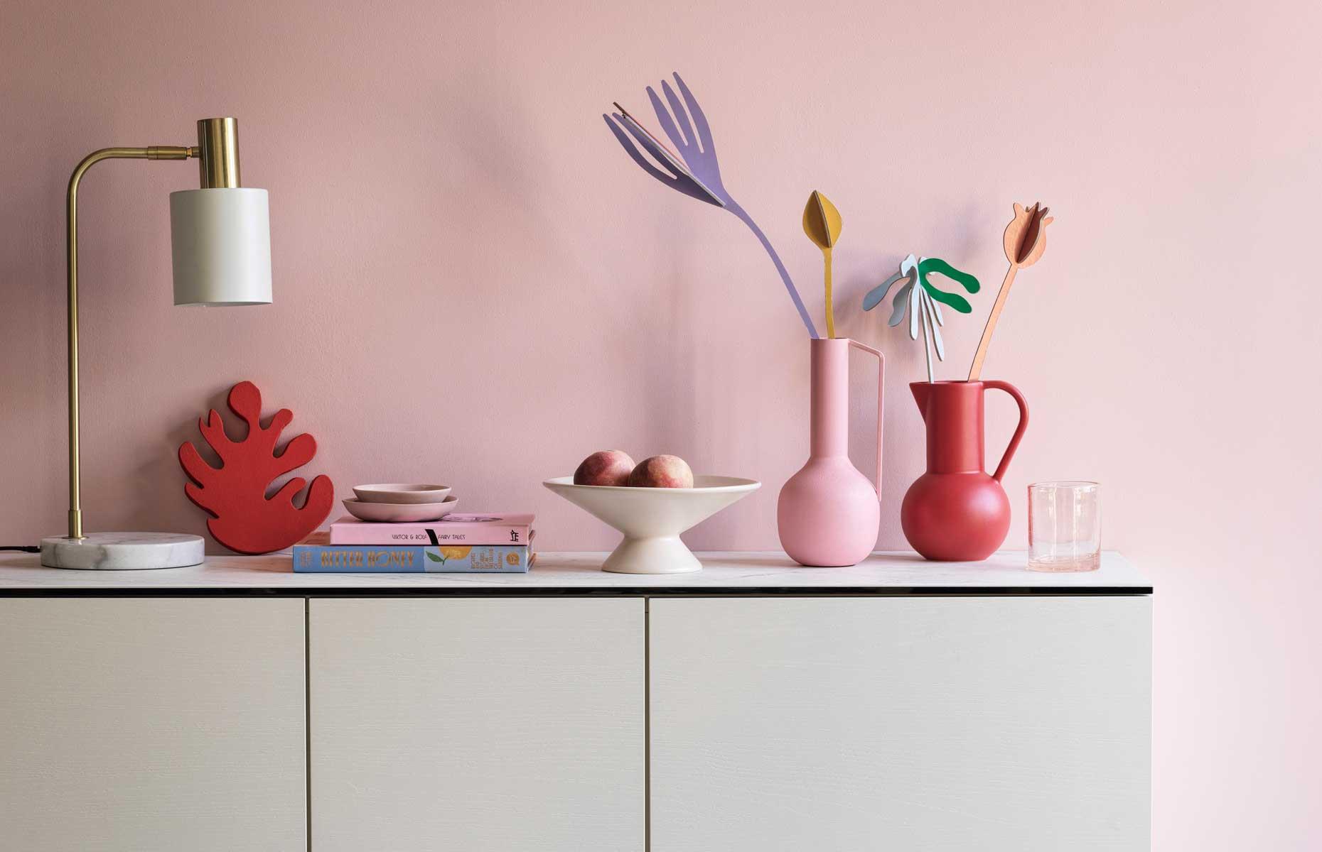 Dress up a plain sideboard