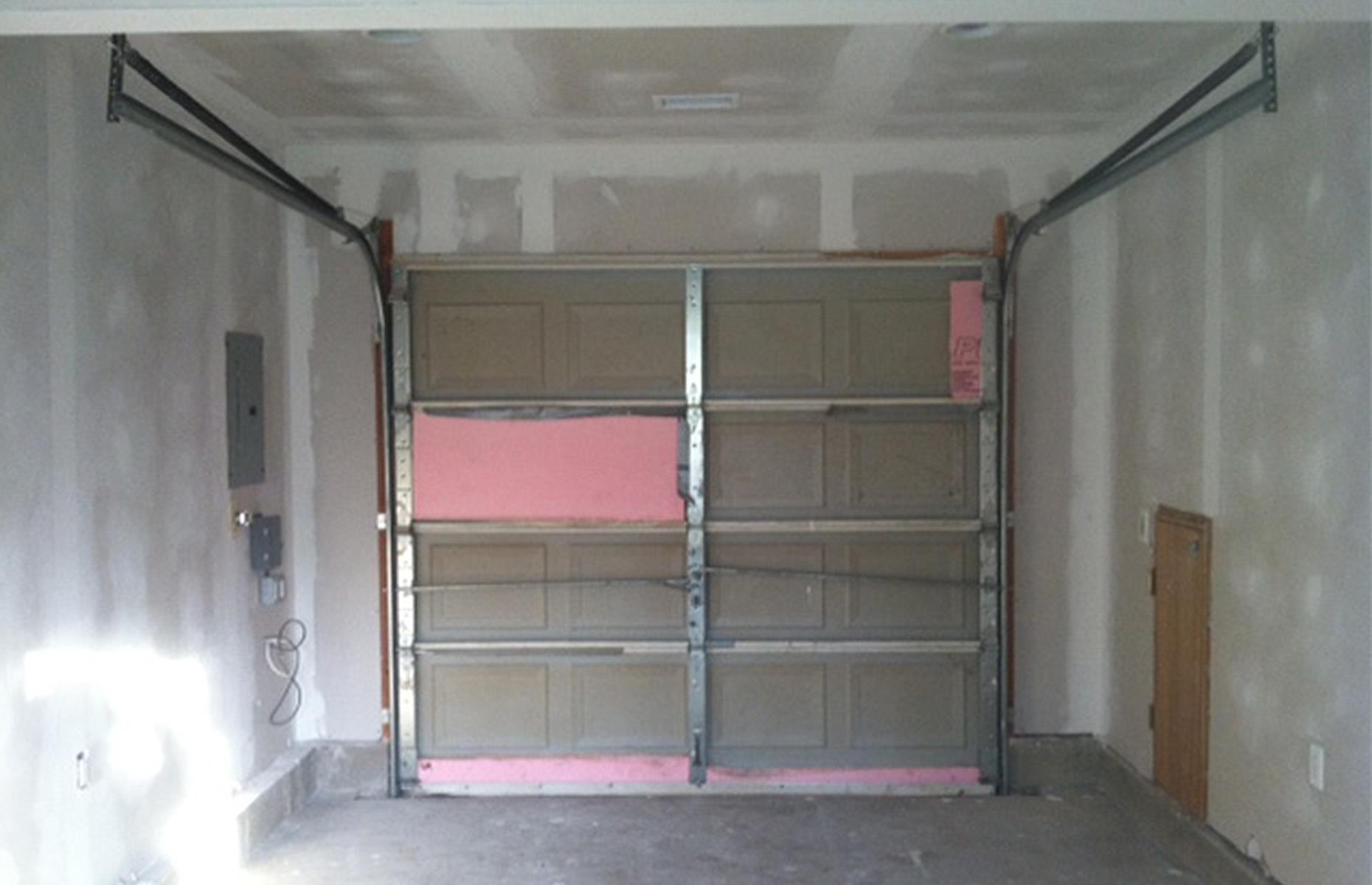 Before: an old disused garage