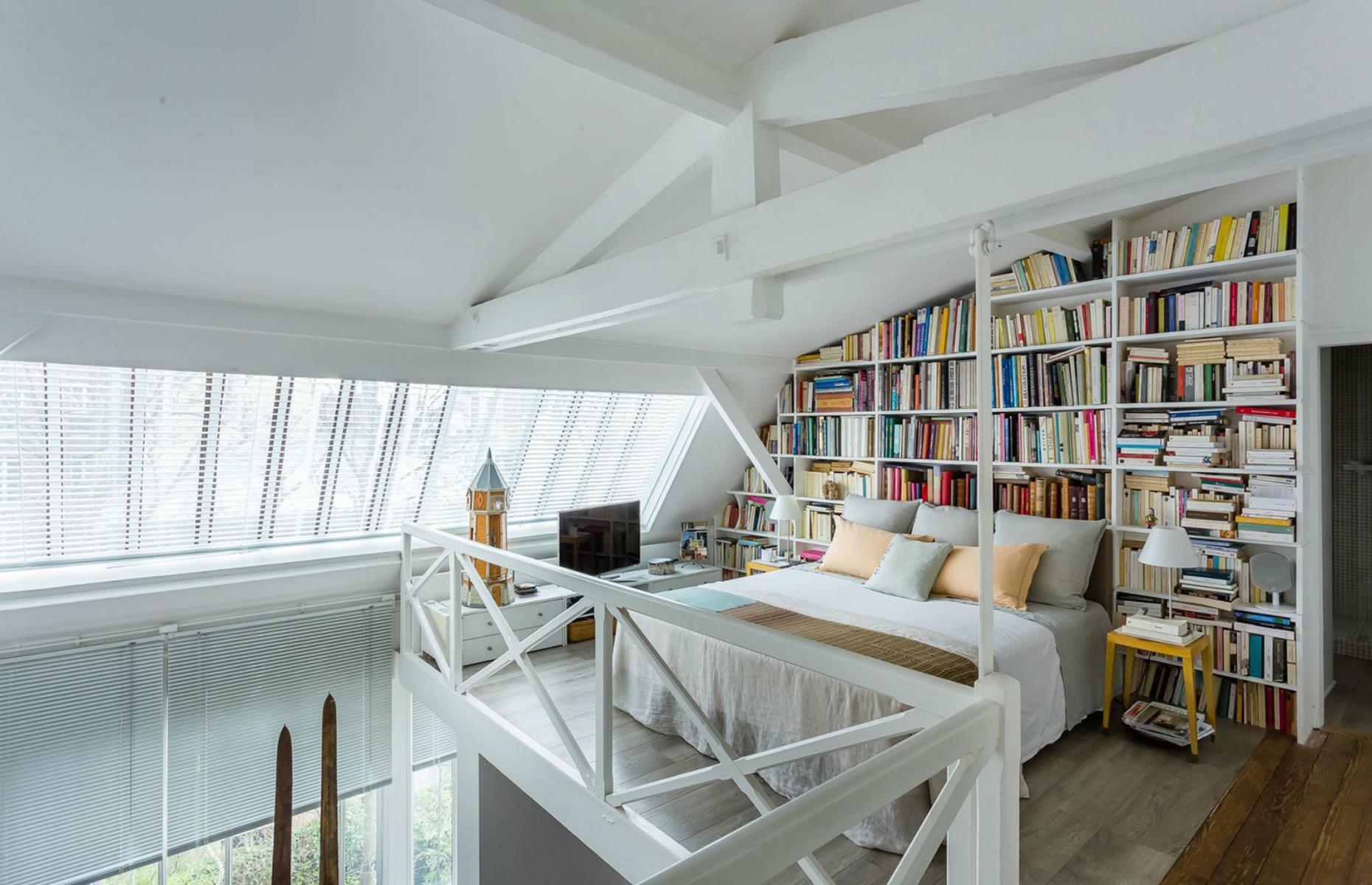 Sun-soaked warehouse home, Paris, France