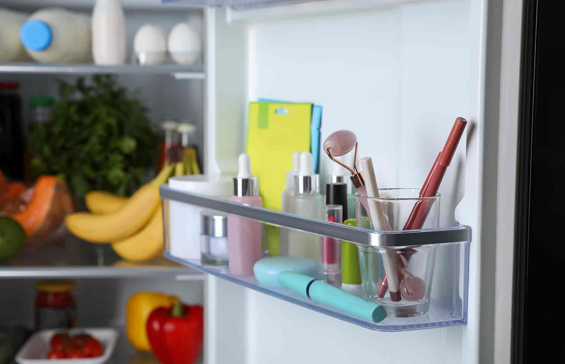 Keep skincare products cool