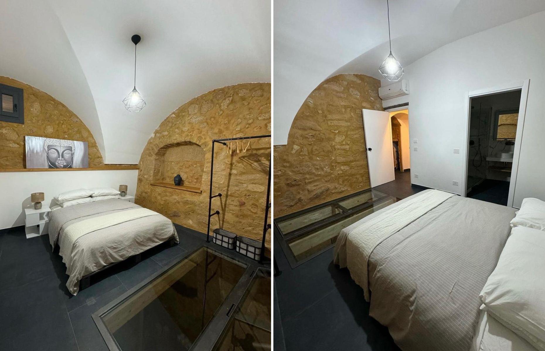 Después: un dormitorio con un secreto oculto