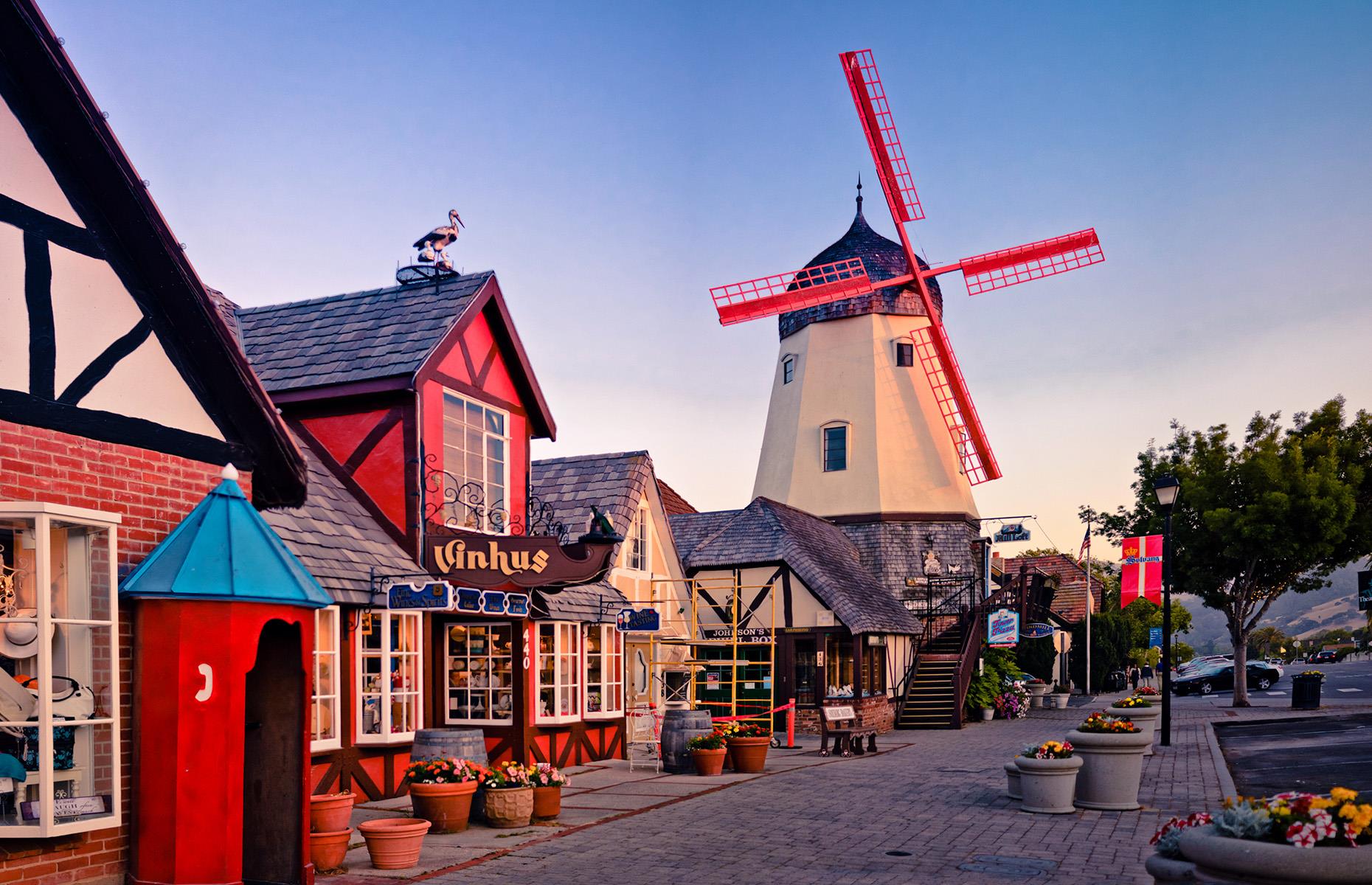 7. Solvang, Santa Barbara County, California