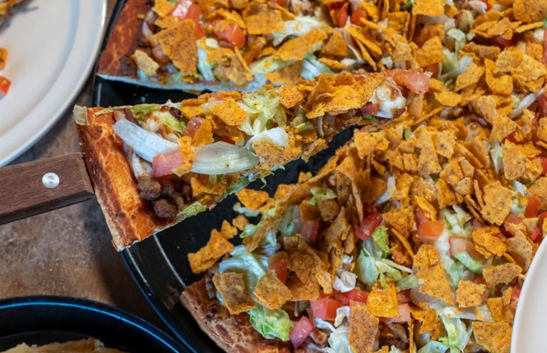 Iowa: taco pizza