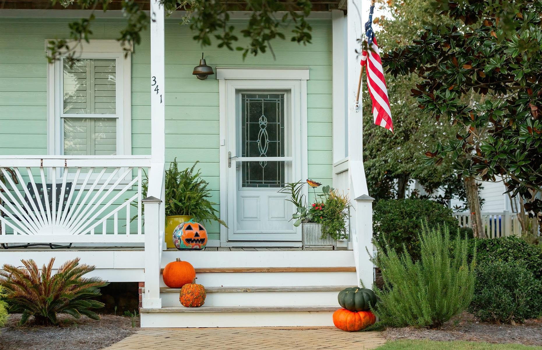 Front doors and entryways: American