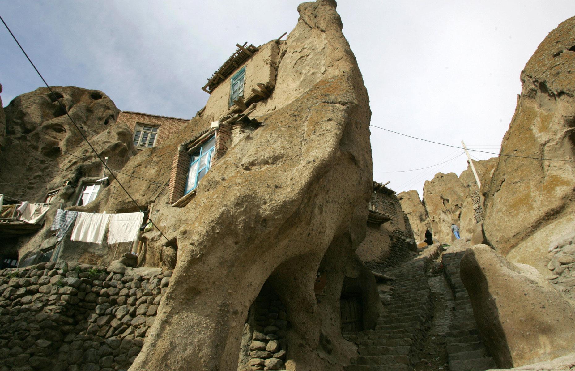Klippenhäuser von Kandovan, Osku, Iran