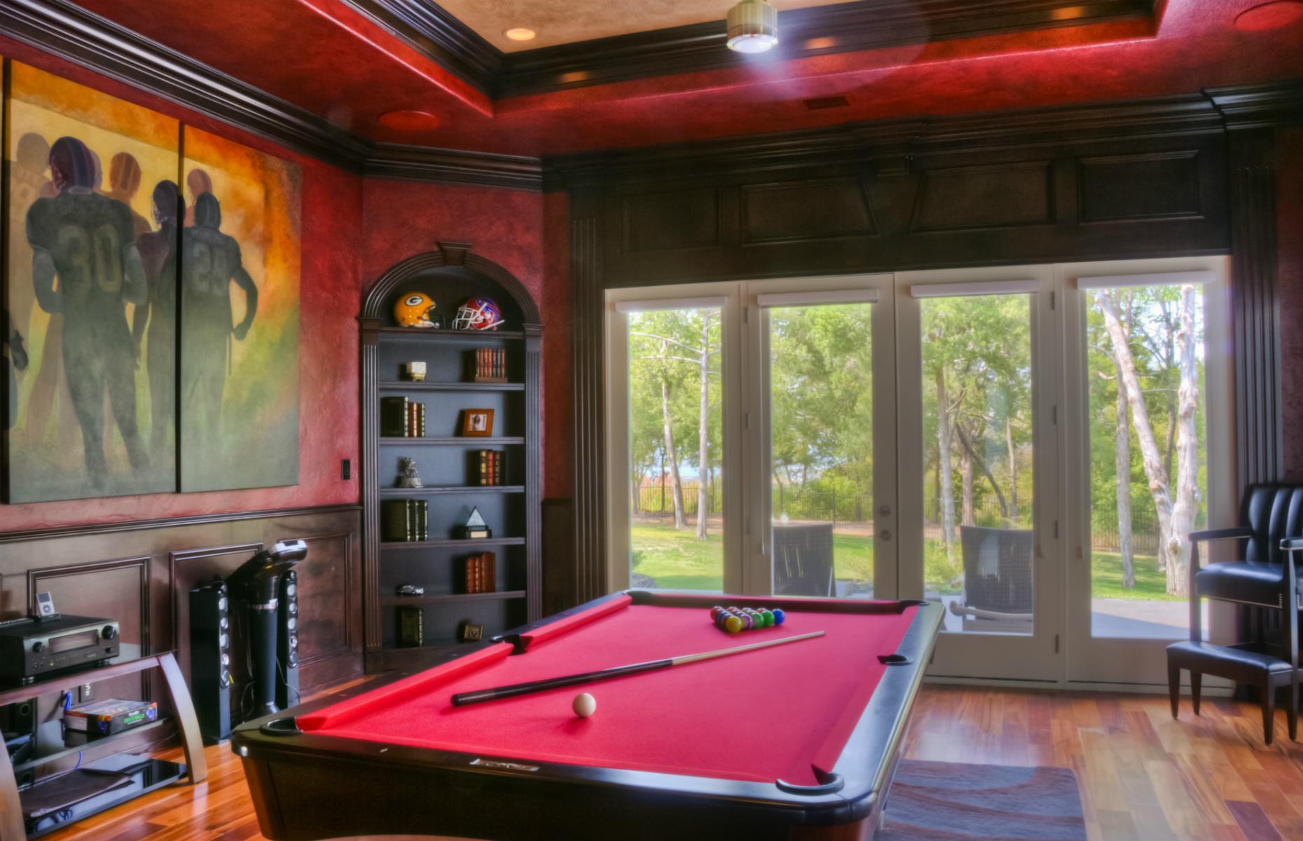Billiard room hideaway