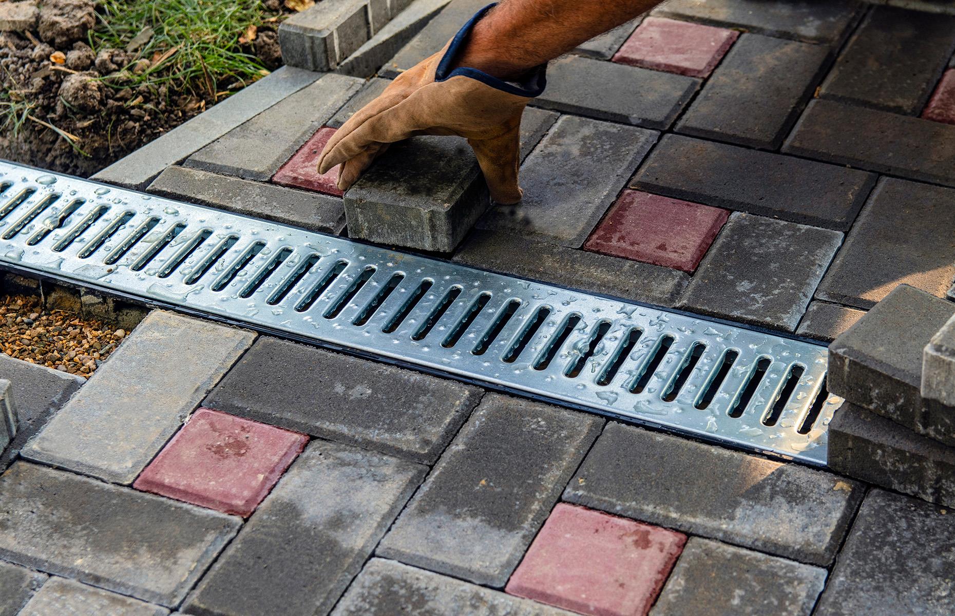 Covering existing drains