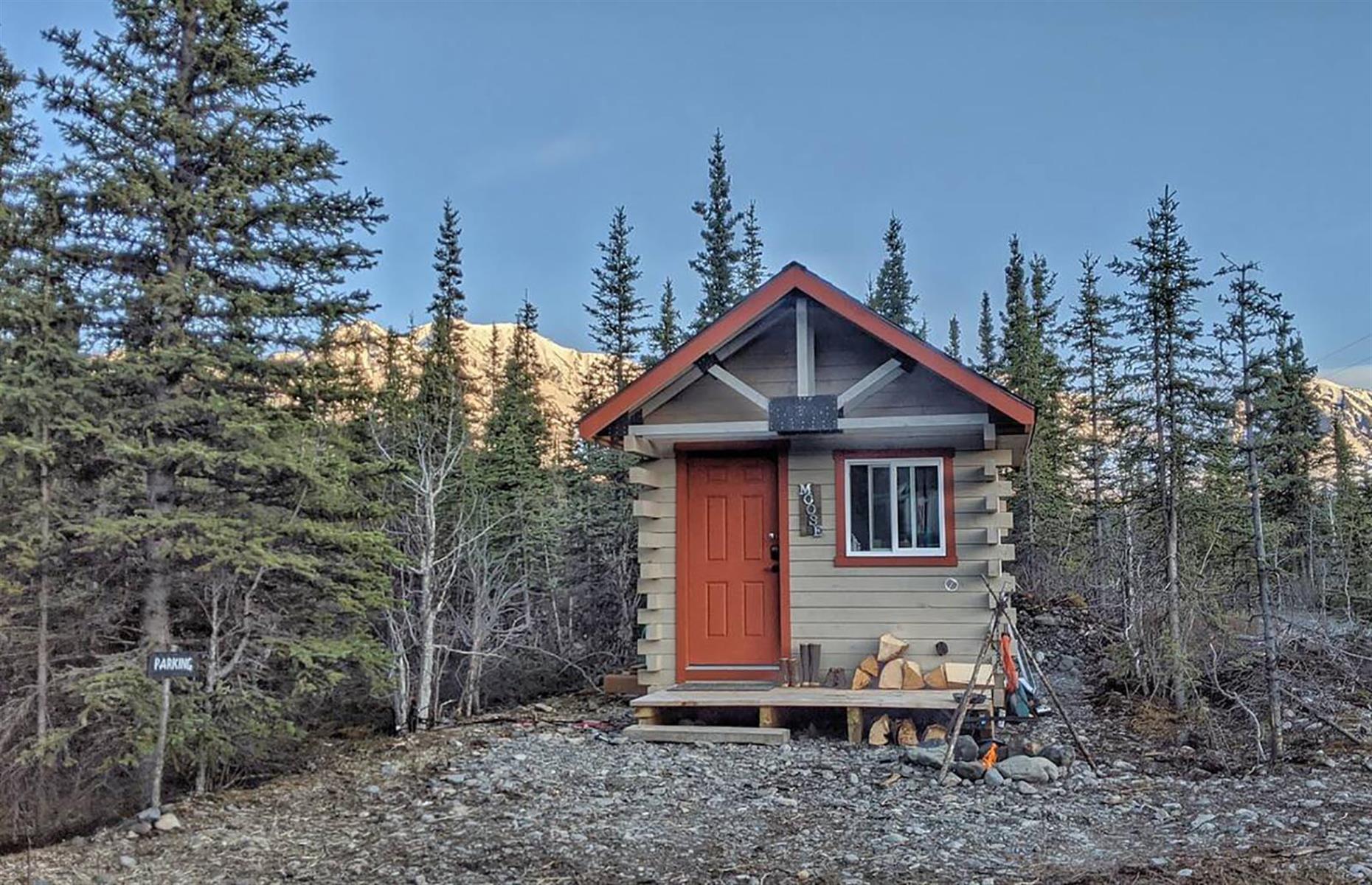 Moose cabin, Cantwell, Alaska