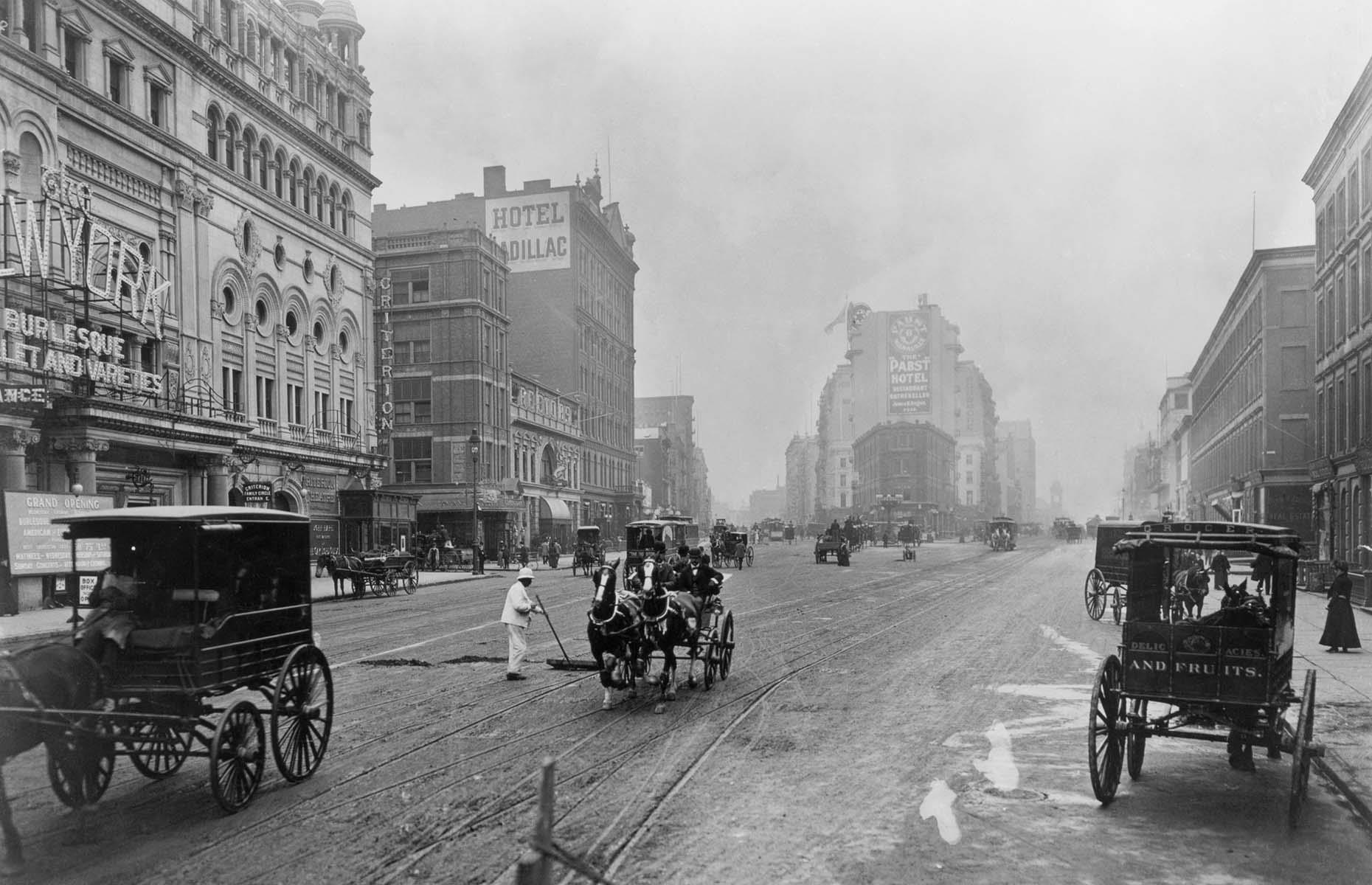 Then: Times Square, New York City, New York