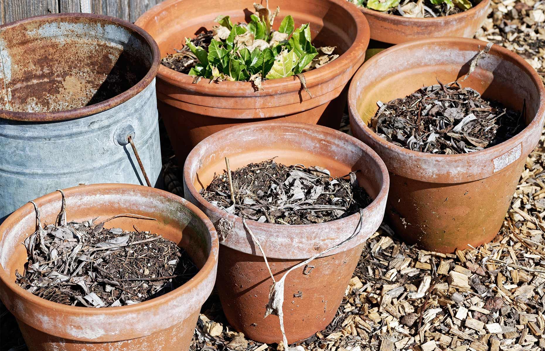 Part ways with pots