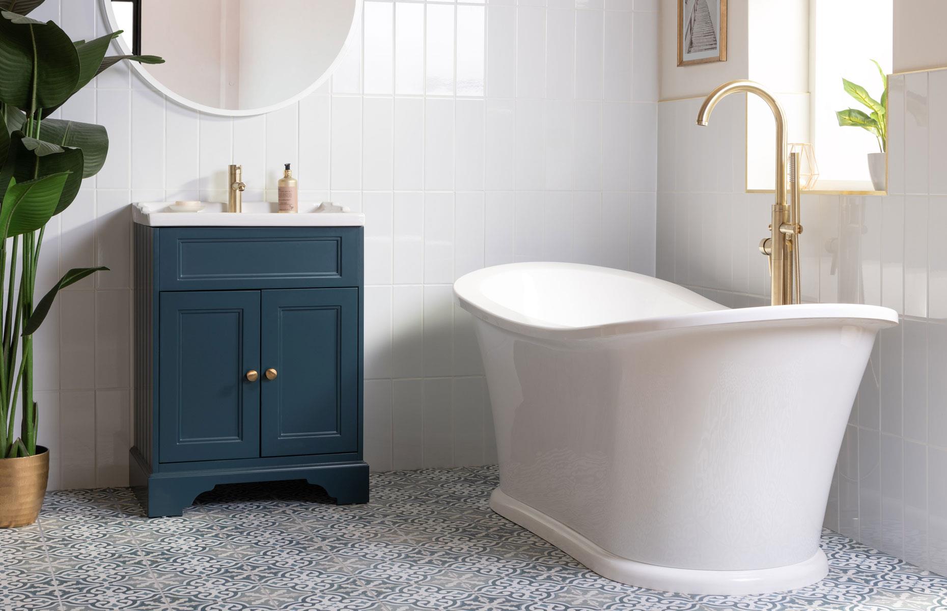 Go for glossy tiles