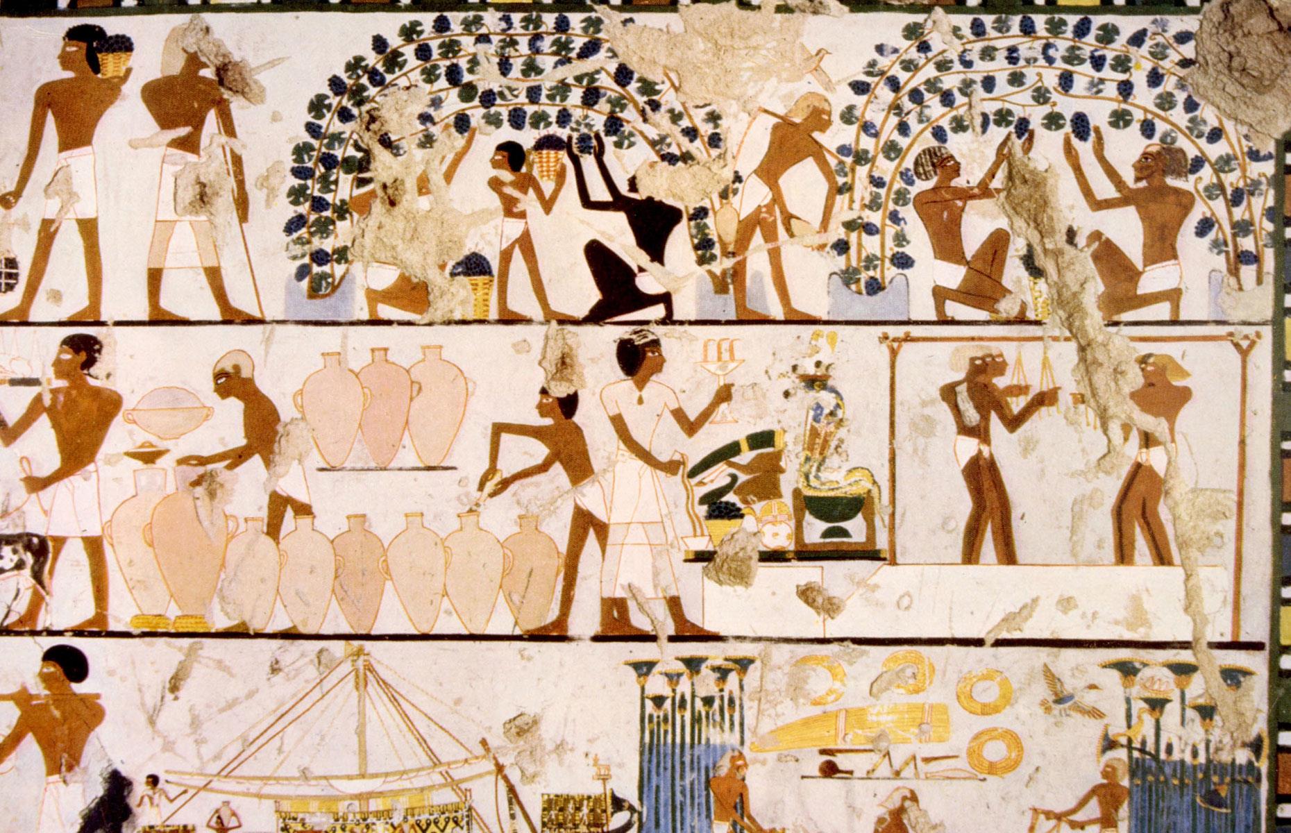 Labourer in ancient Egypt: eight hours a day, 131 days a year