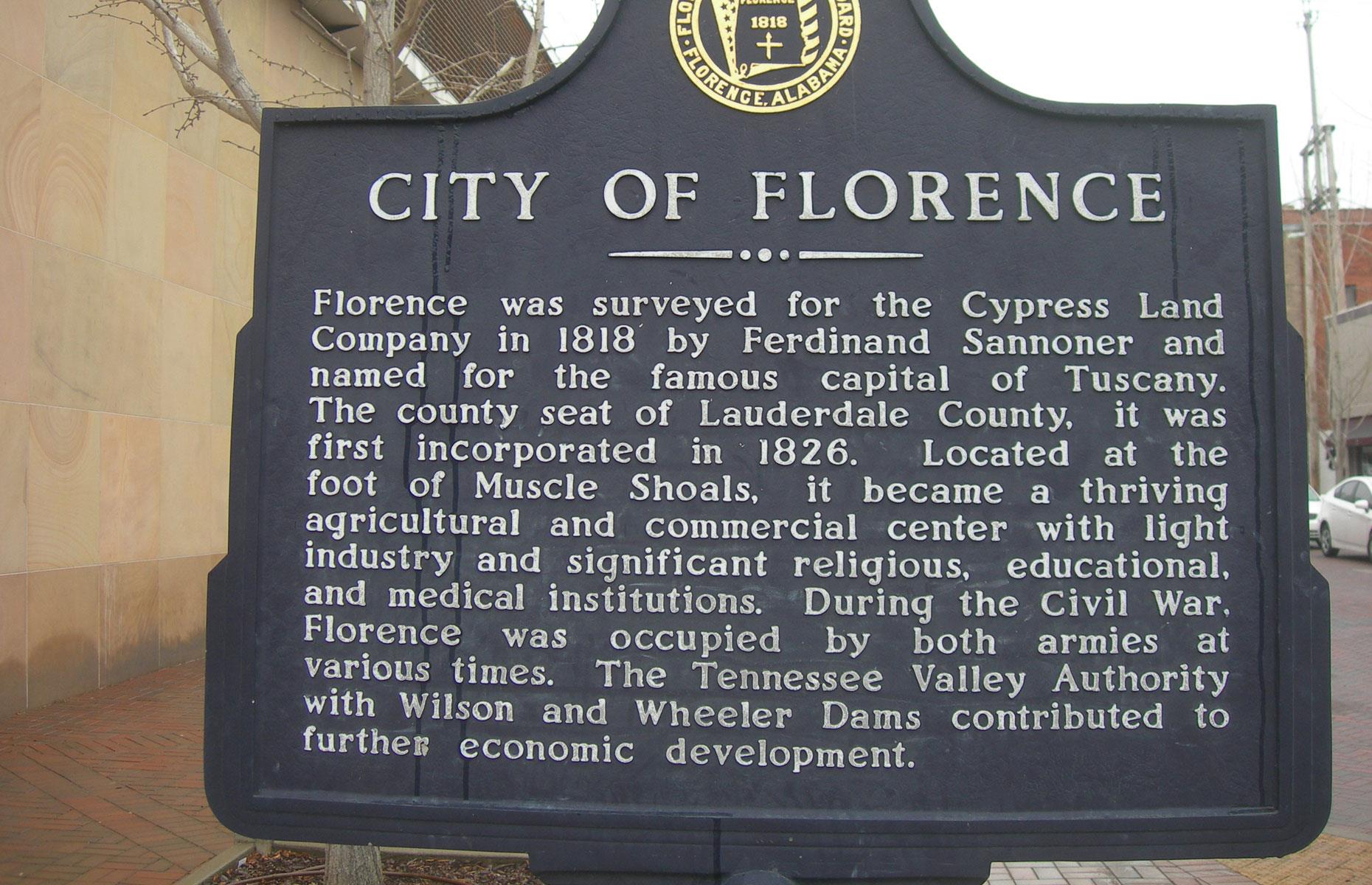 Florence, Alabama: nearly $300,000 (£211k)