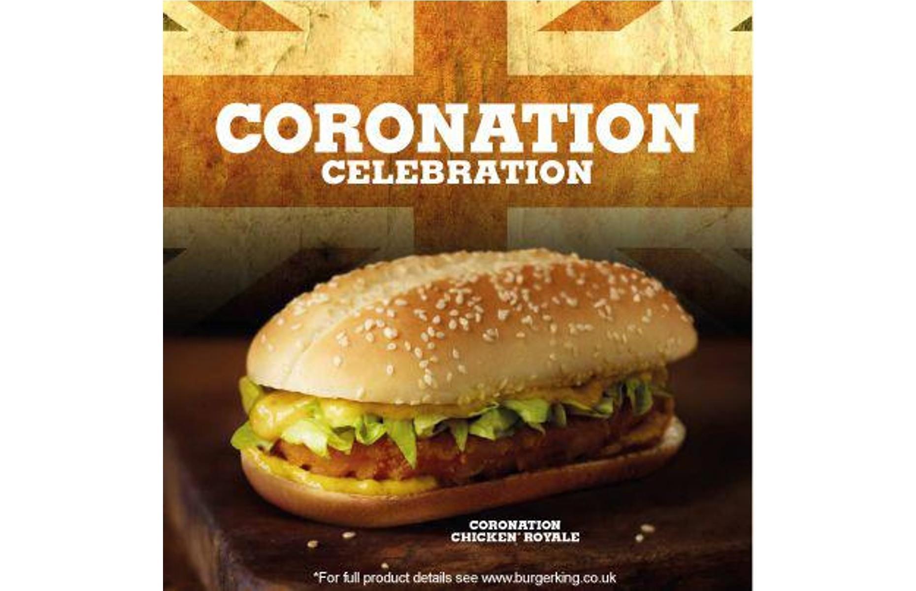 18. Coronation Chicken Royale, Burger King, UK