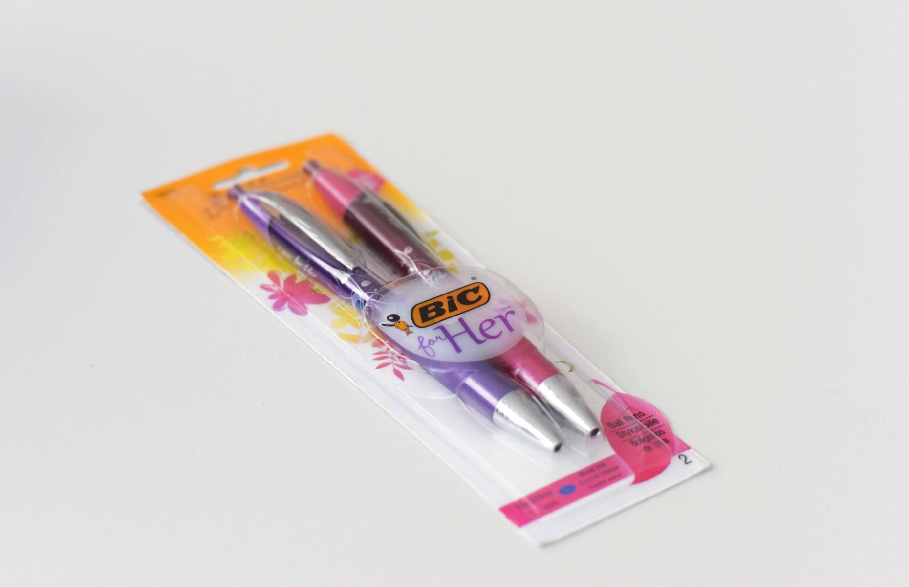 BIC’s “for Her” pens 