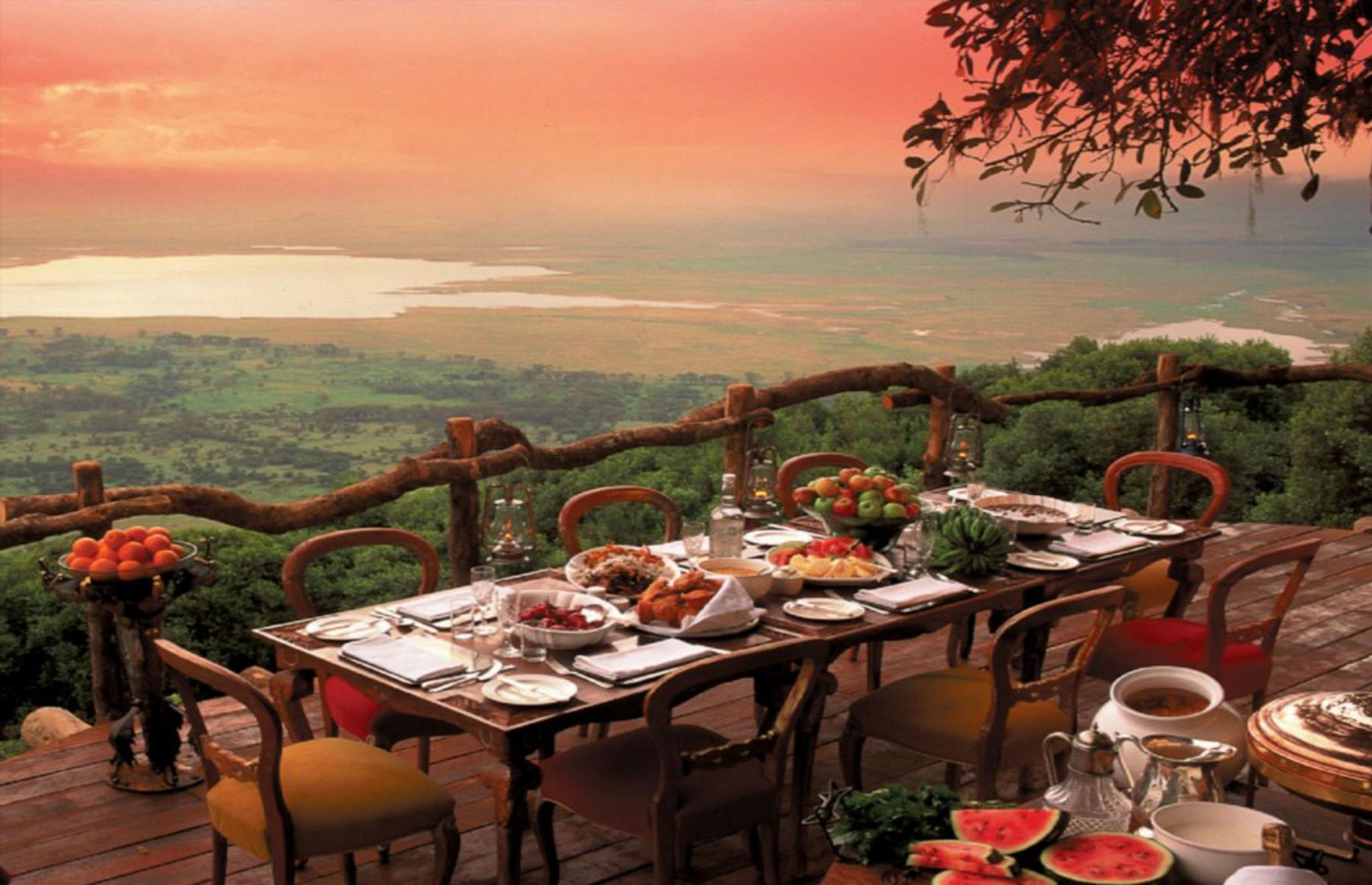 Sensational Panorama Restaurant: Tanzania, Africa