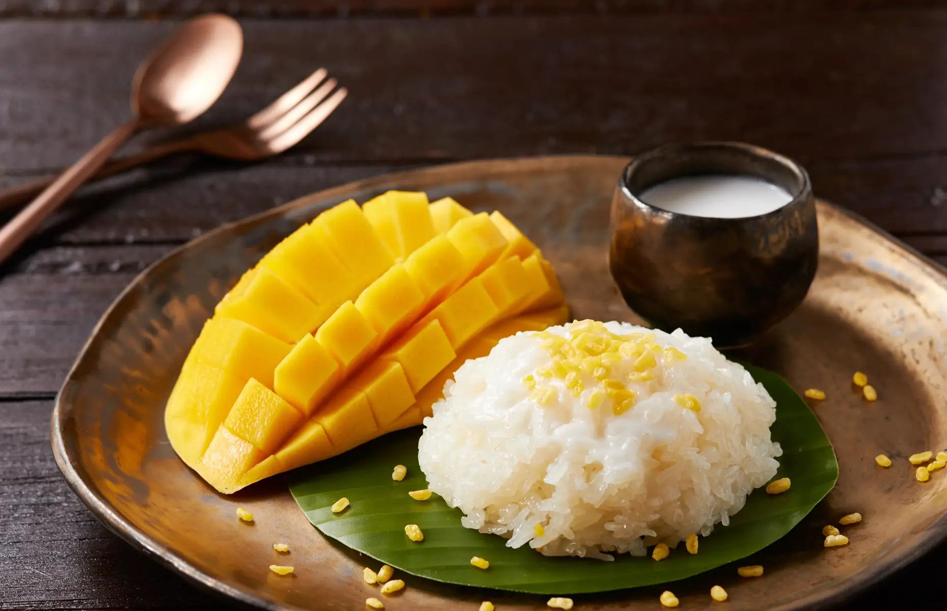 59. Sticky rice with mango, Thailand