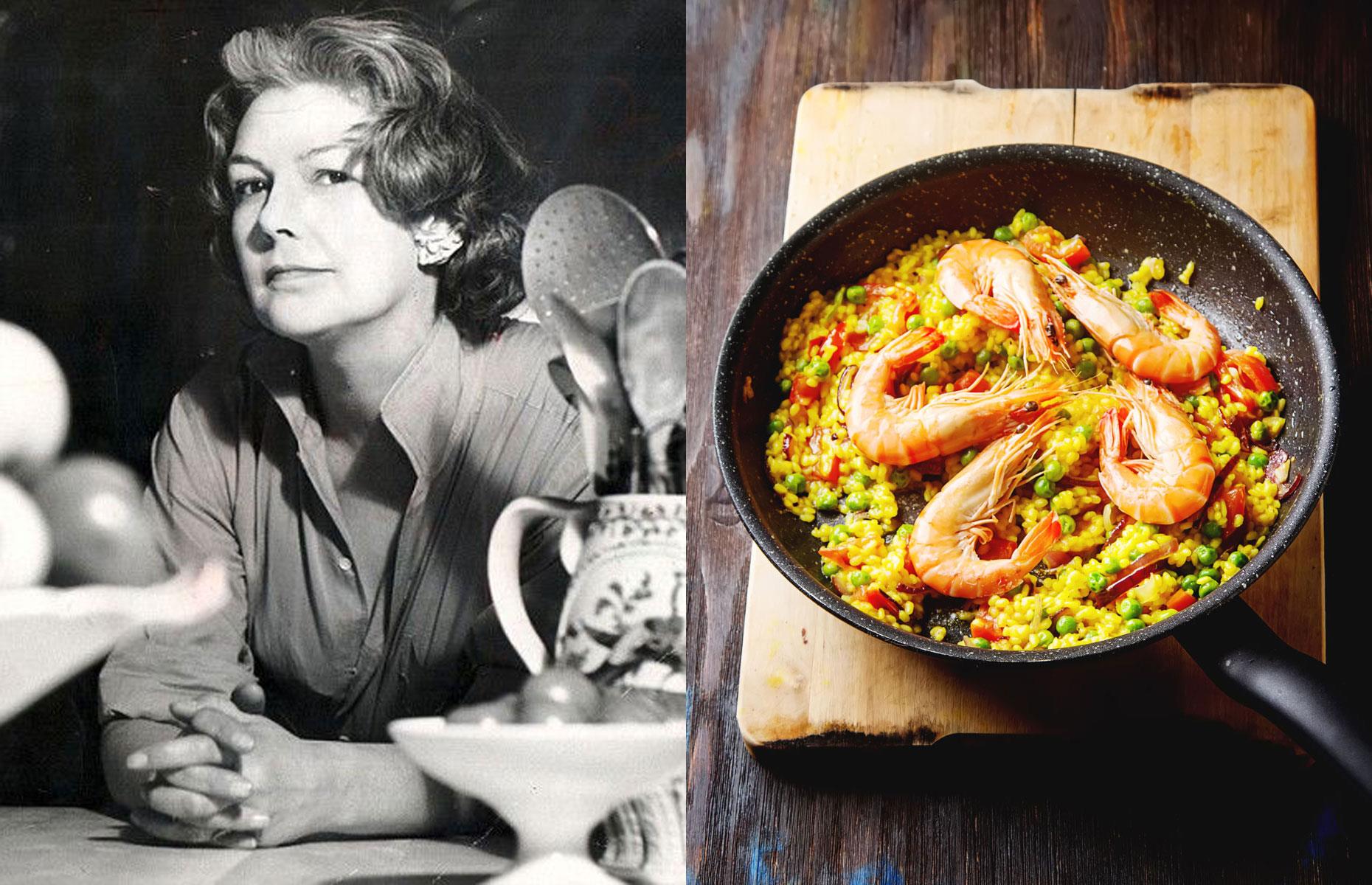 Elizabeth David’s sunshine-on-a-plate paella