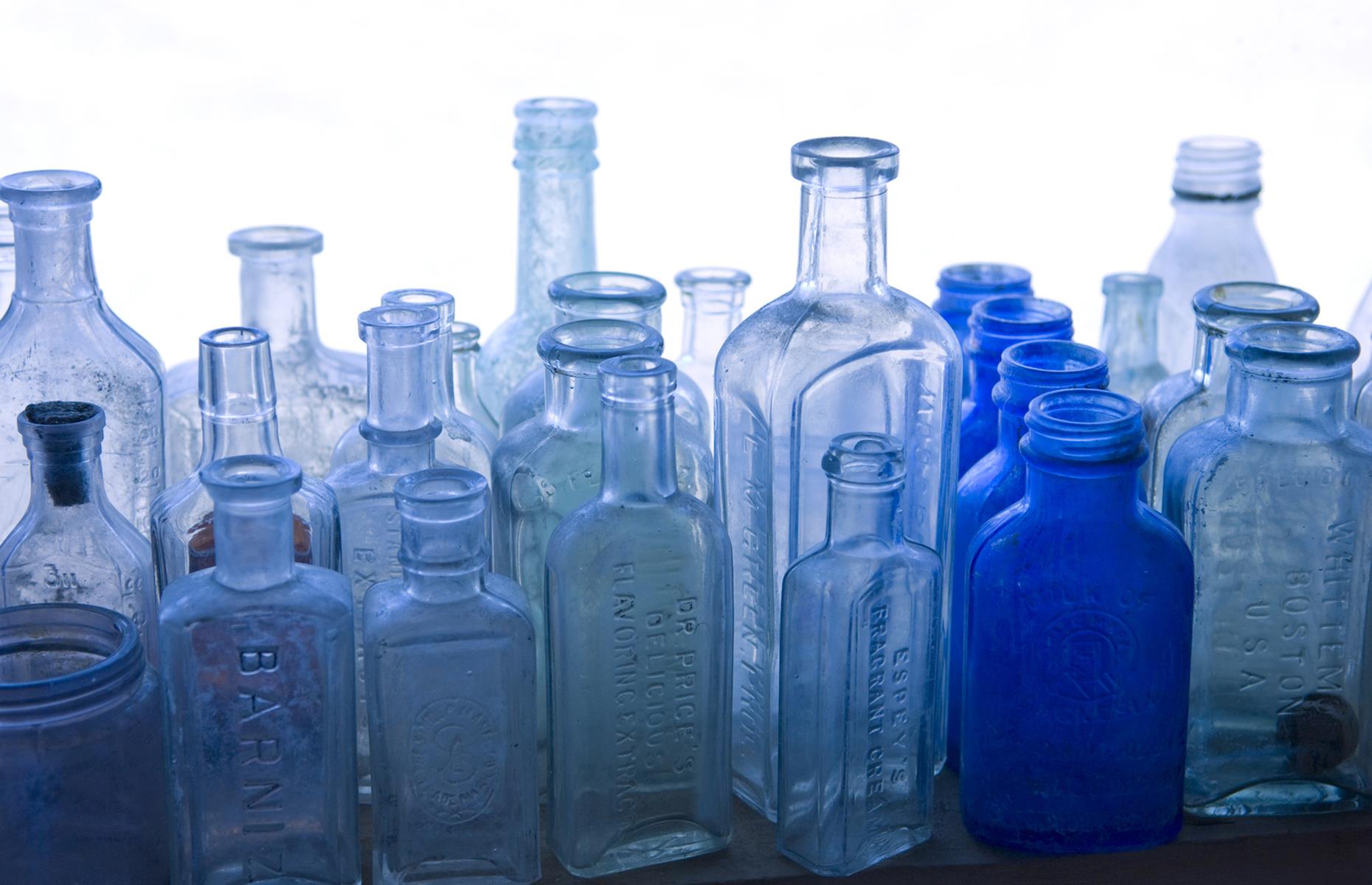 Glass bottles: $654