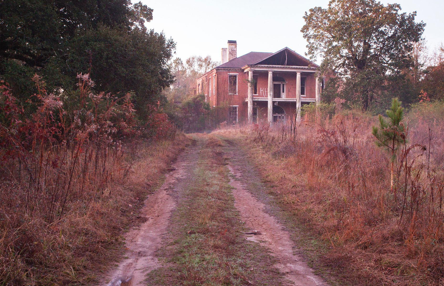 This grand house was left to wrack and ruin