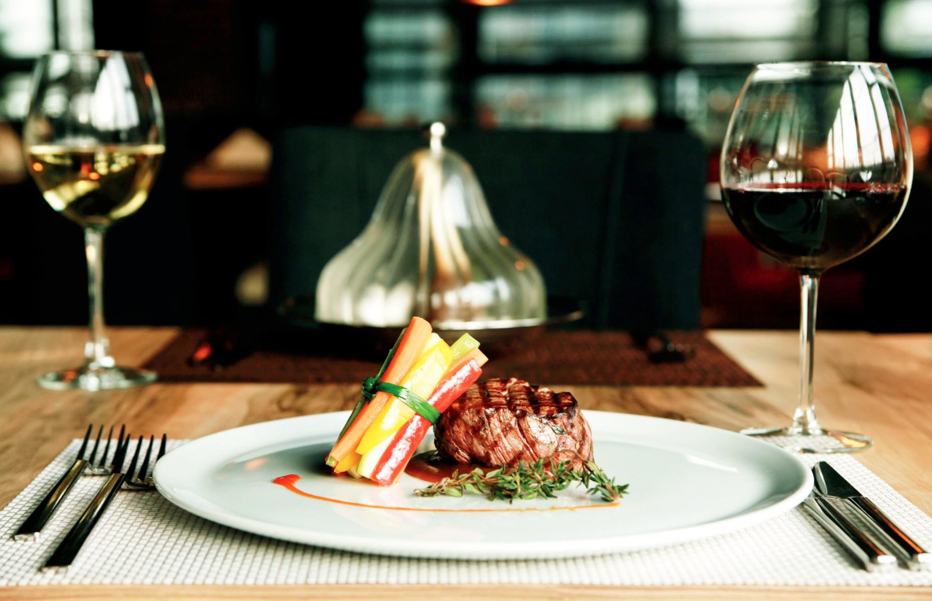 In Frankreich isst man das Steak rosa