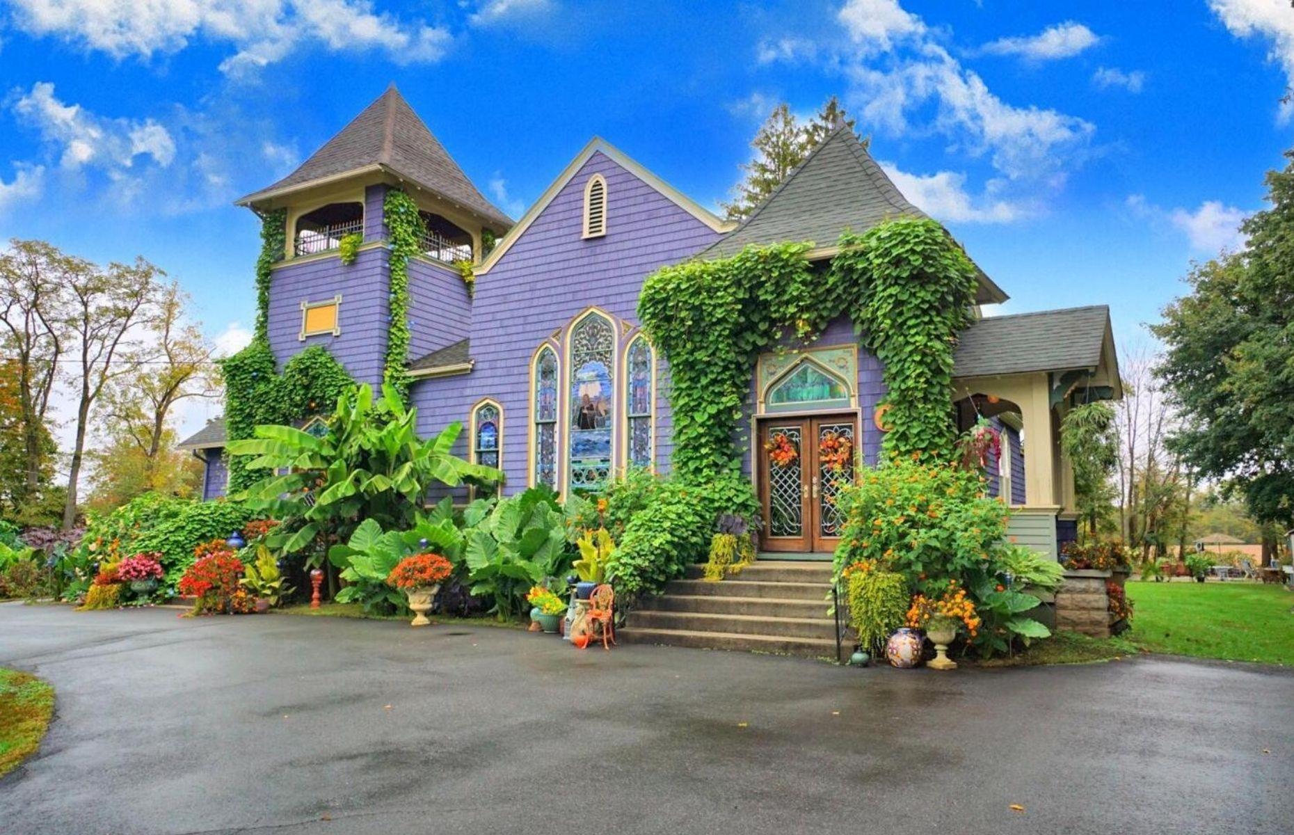 Colourful church conversion, New Jersey, USA