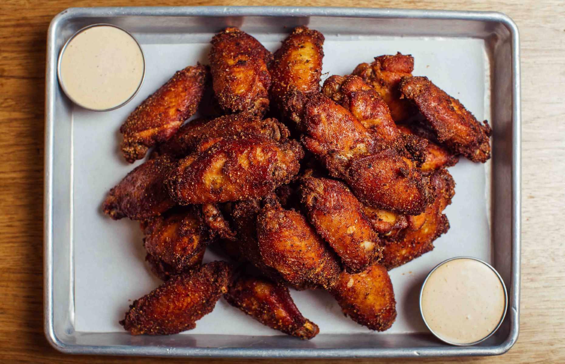 Vermont: smoked wings, Bluebird Barbecue, Vermont