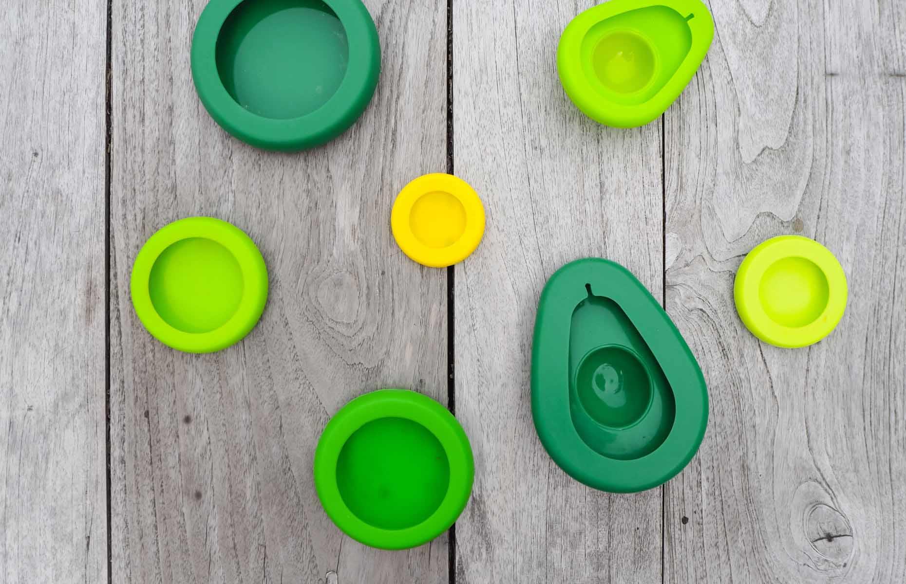 Try silicone fruit and veg covers