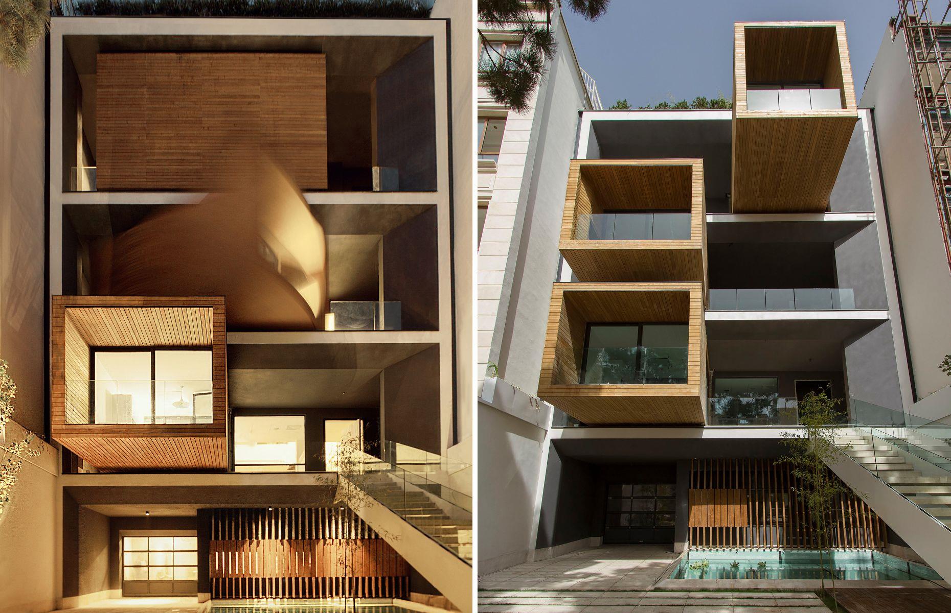 The Rubik's cube house, Tehran, Iran